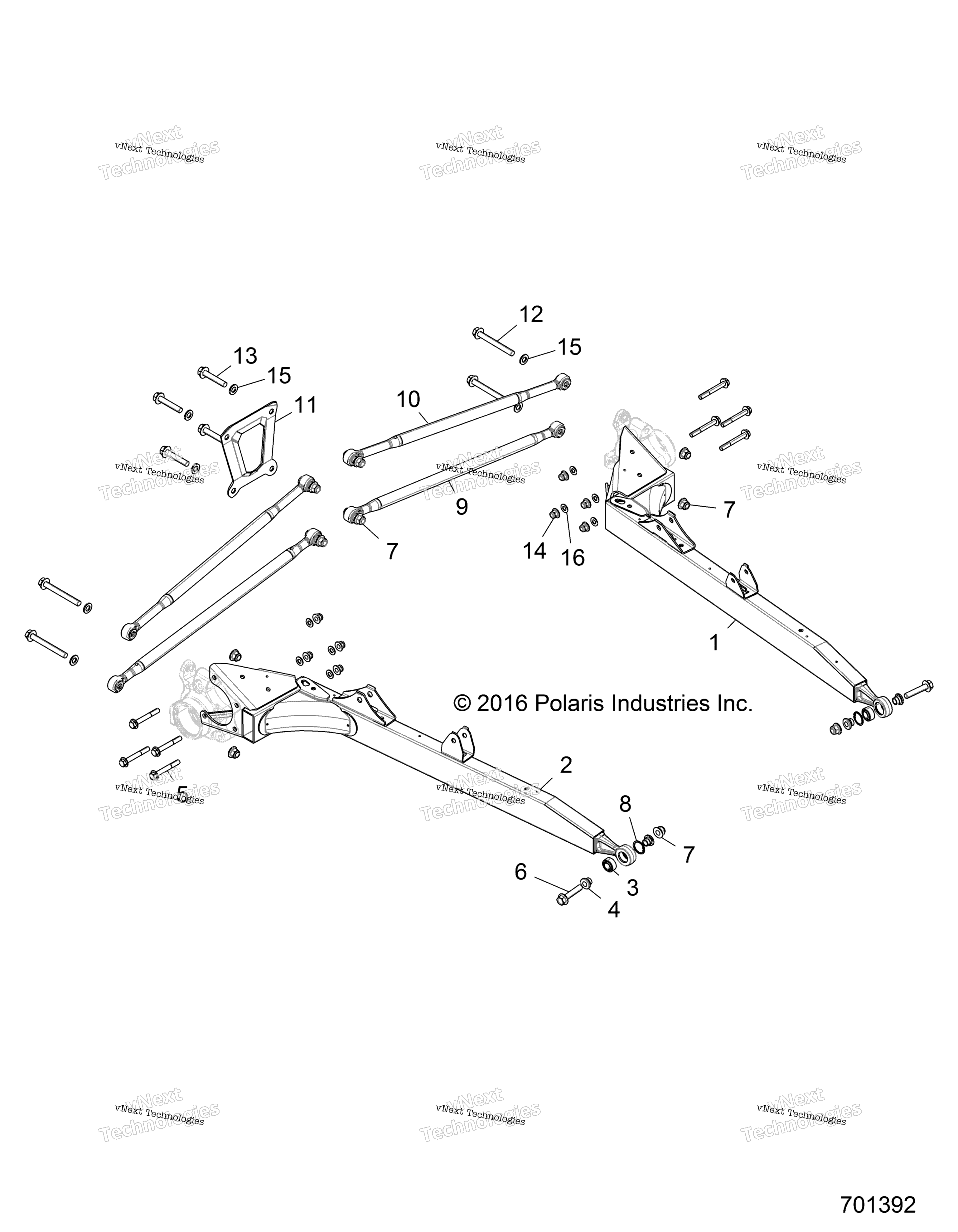 Подвеска, задняя Control Arms