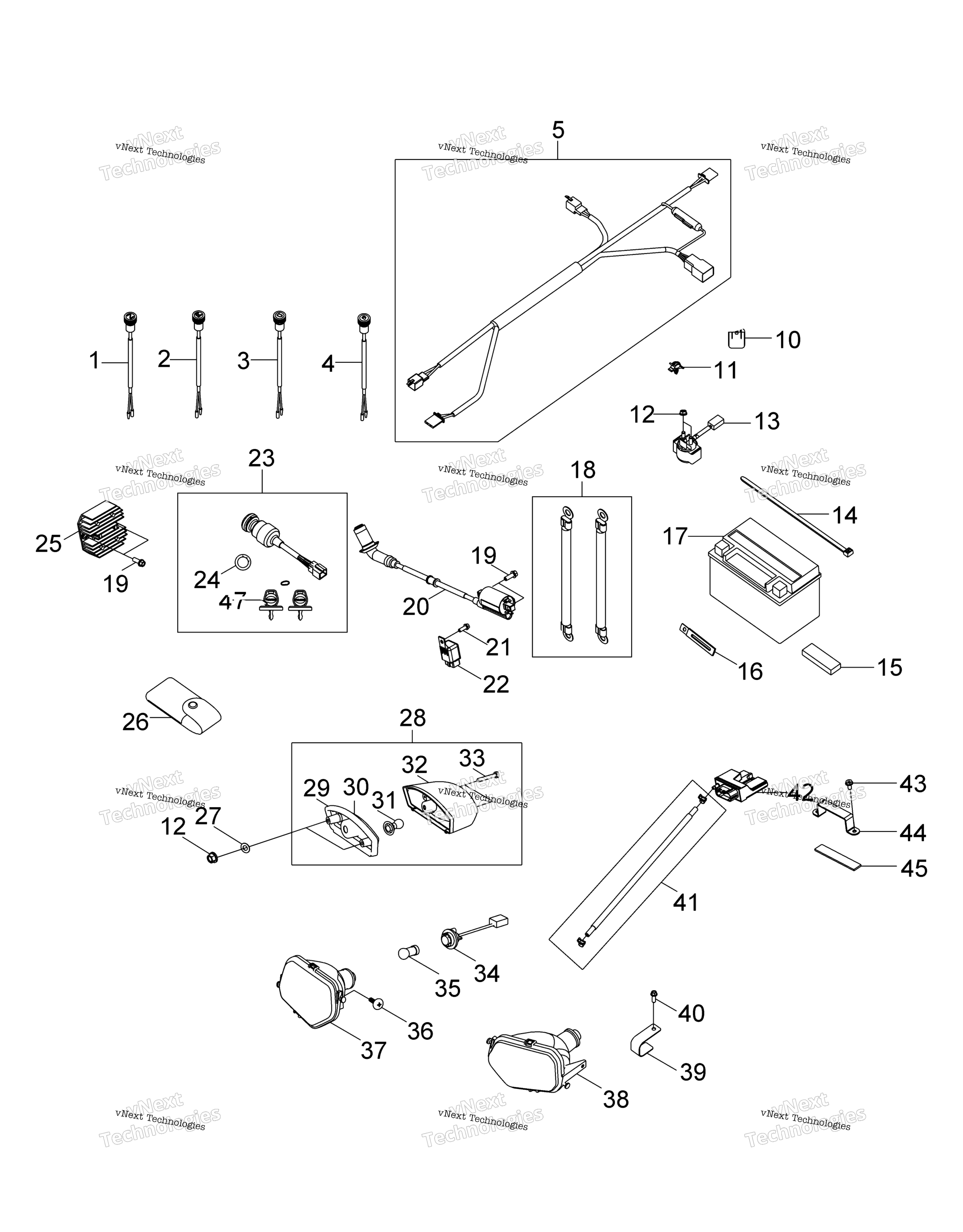 Электрооборудование Parts