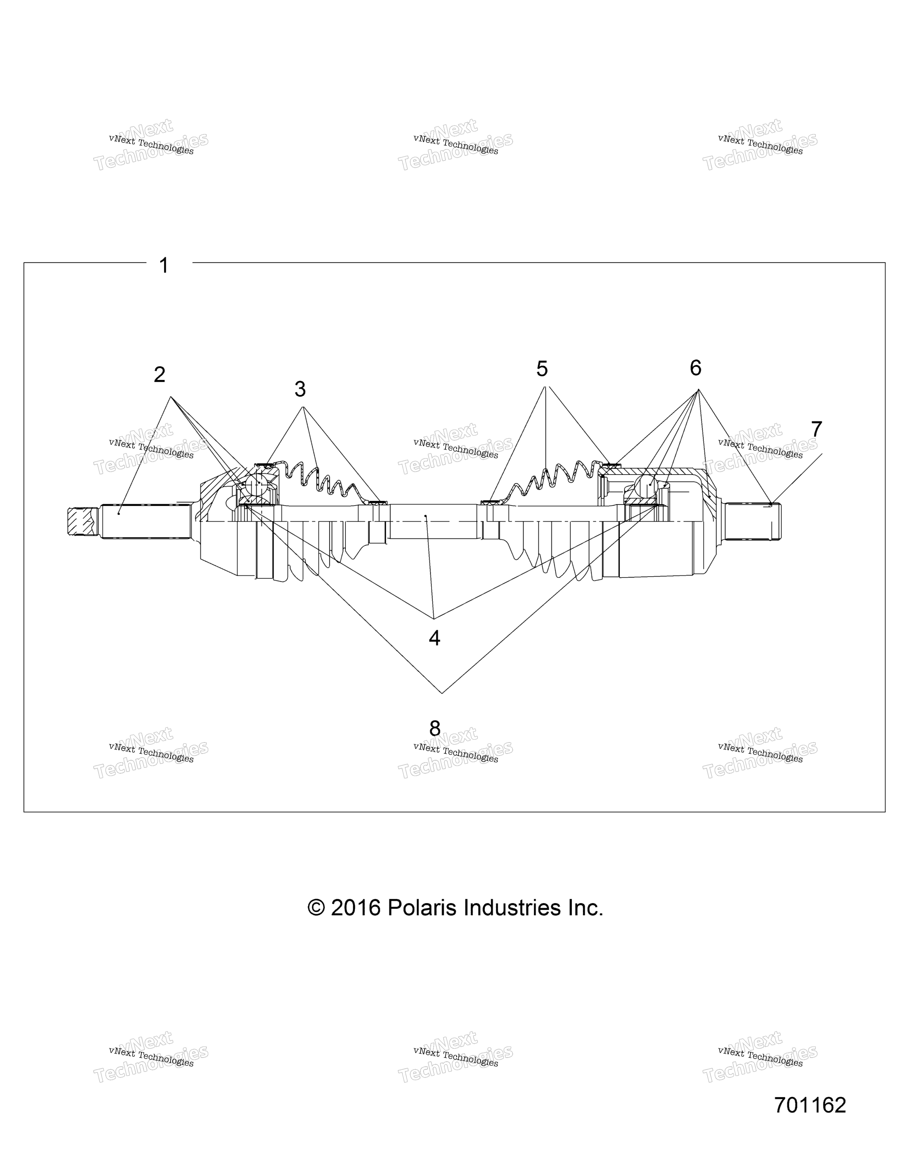 Привод Train, Front Drive Shaft