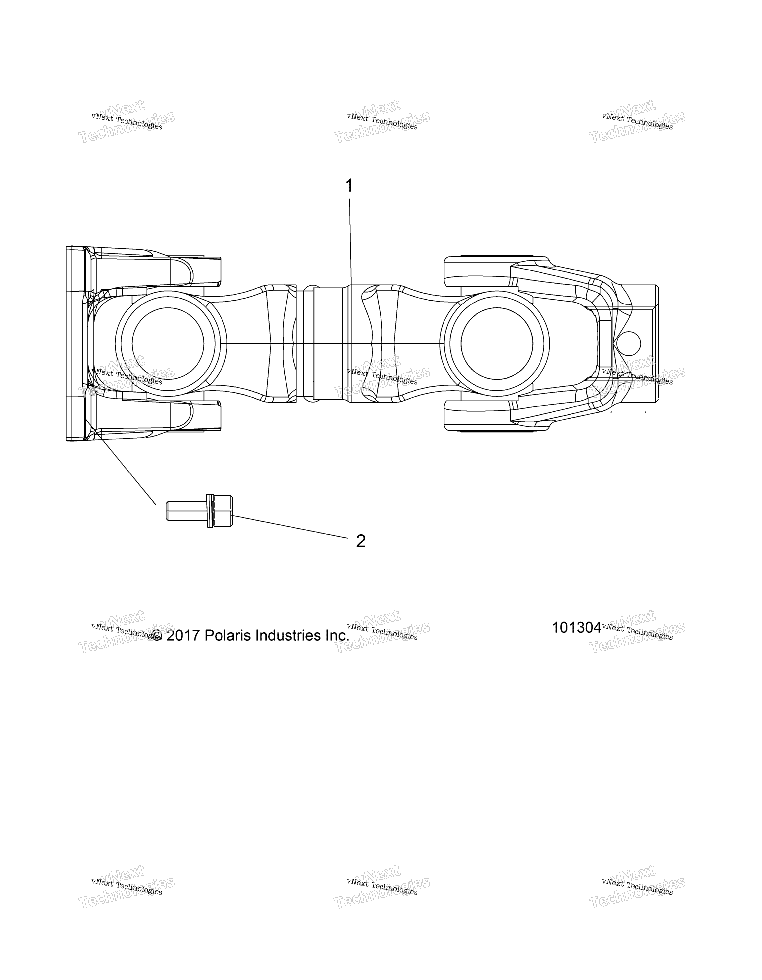 Привод Train, Prop Shaft, Rear