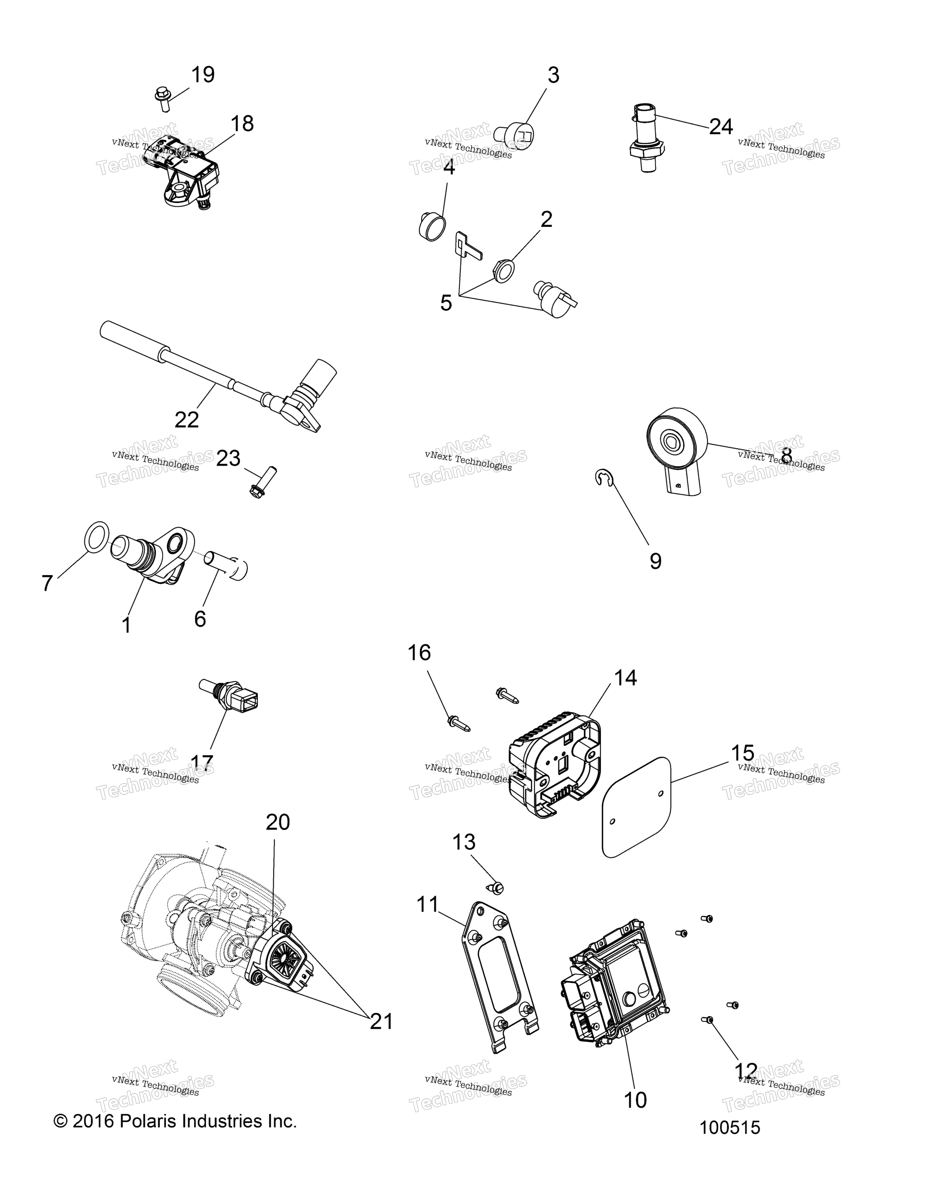 электрооборудование Switches, Sensors & Ecm