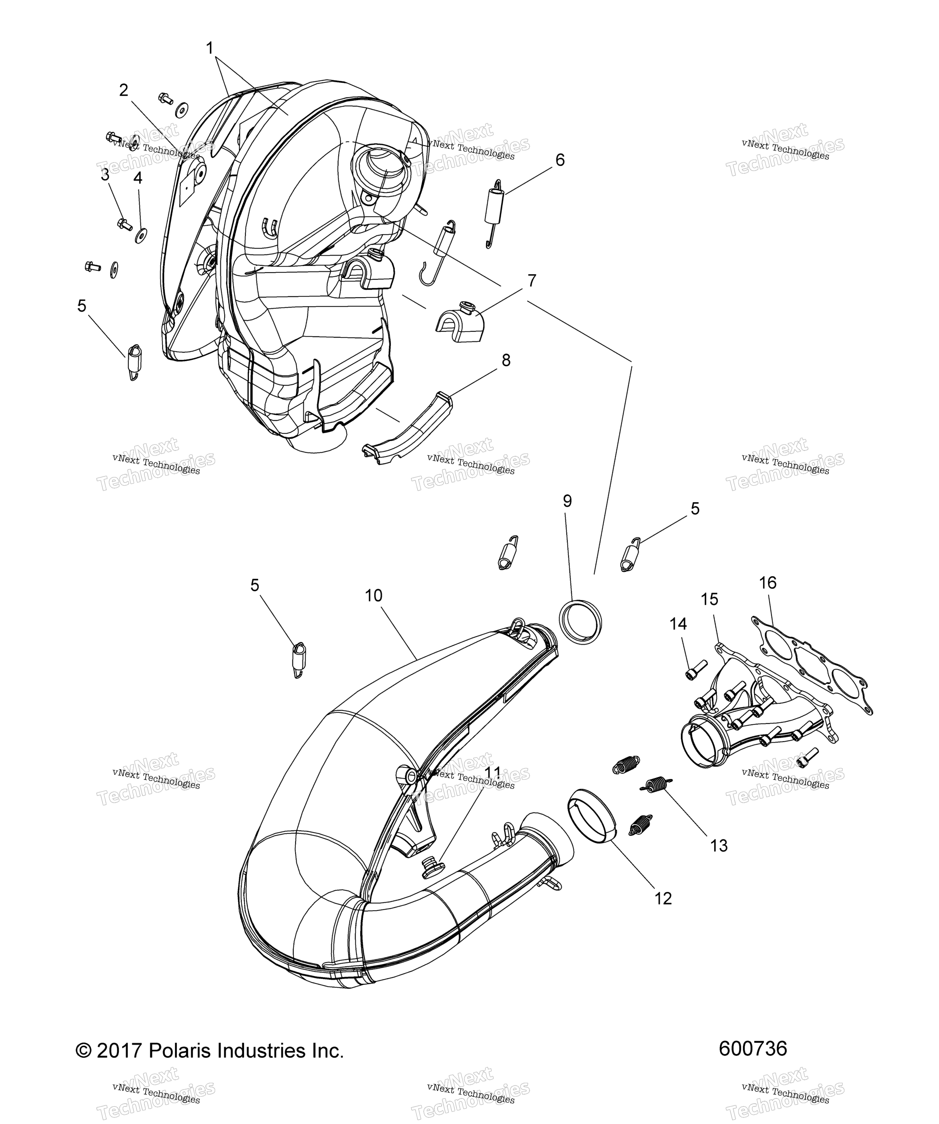 Двигатель, выхлоп All Options