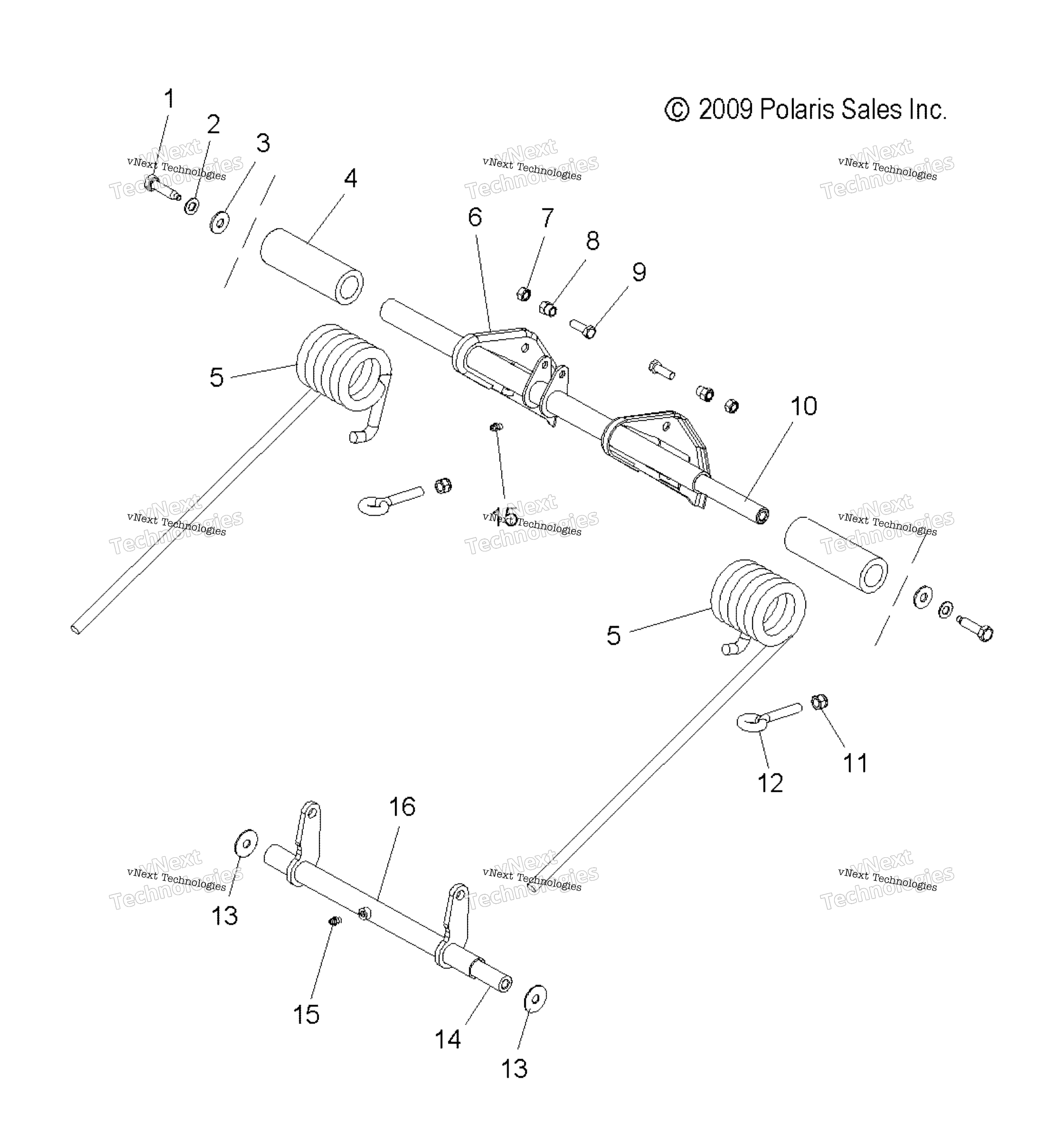 Suspension, Torque Arm, задний & Pivot Arm