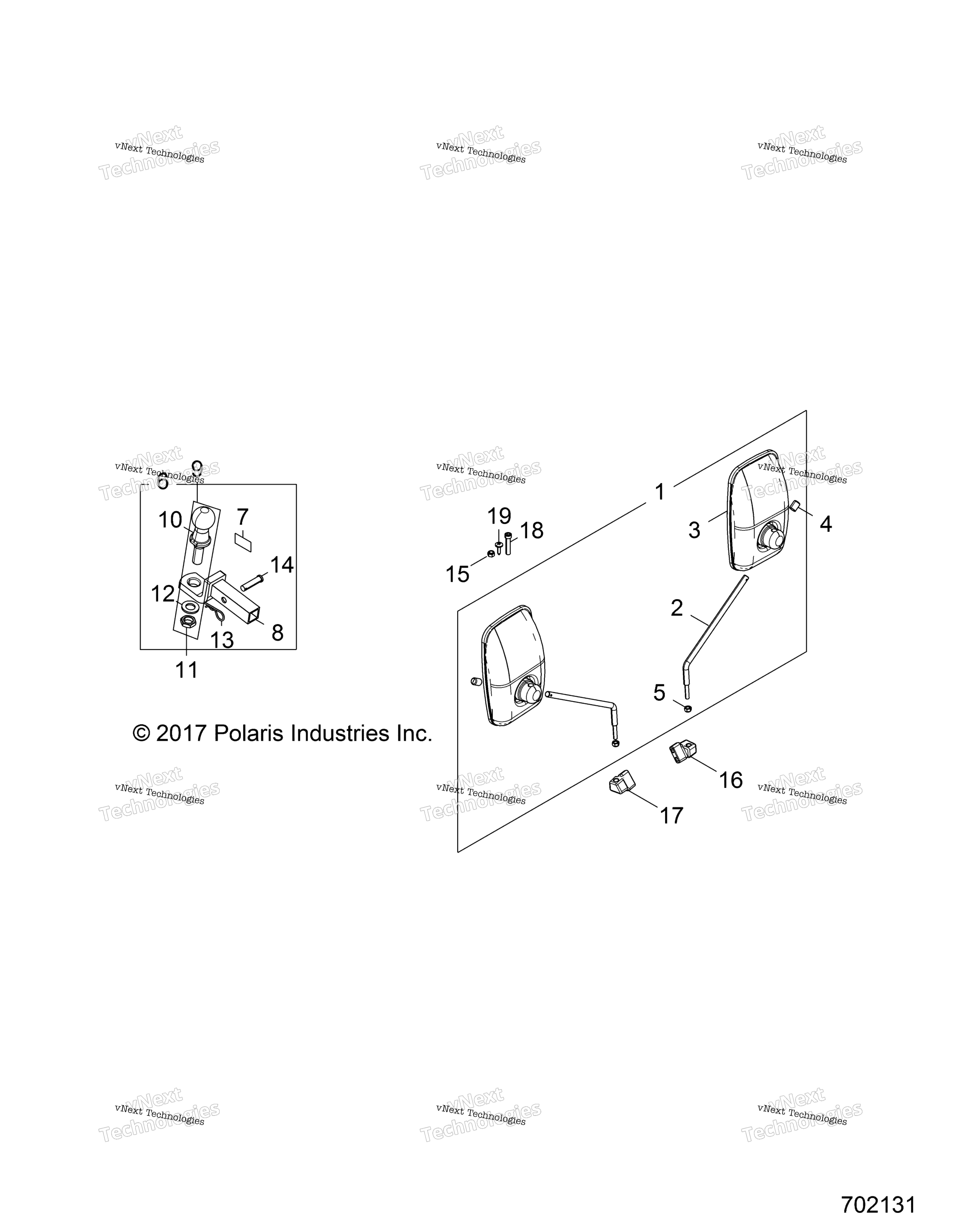 кузов зеркало фаркоп License Plate Bracket