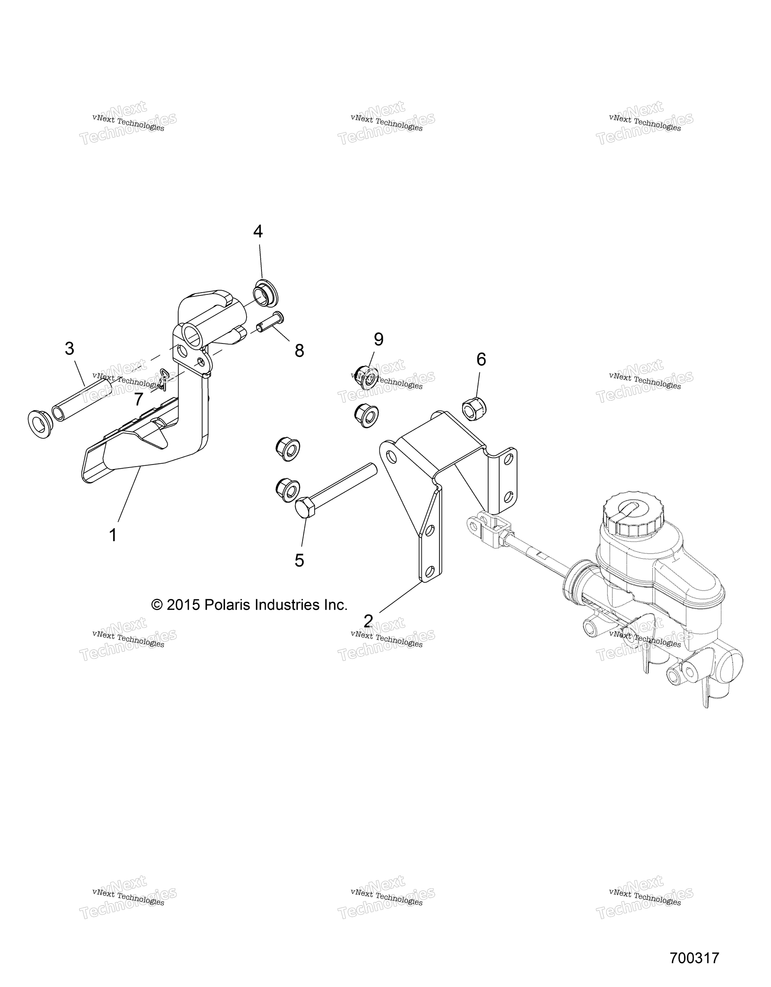 Тормоза, педаль And Master Cylinder R18rna57b1/B9/Ebv
