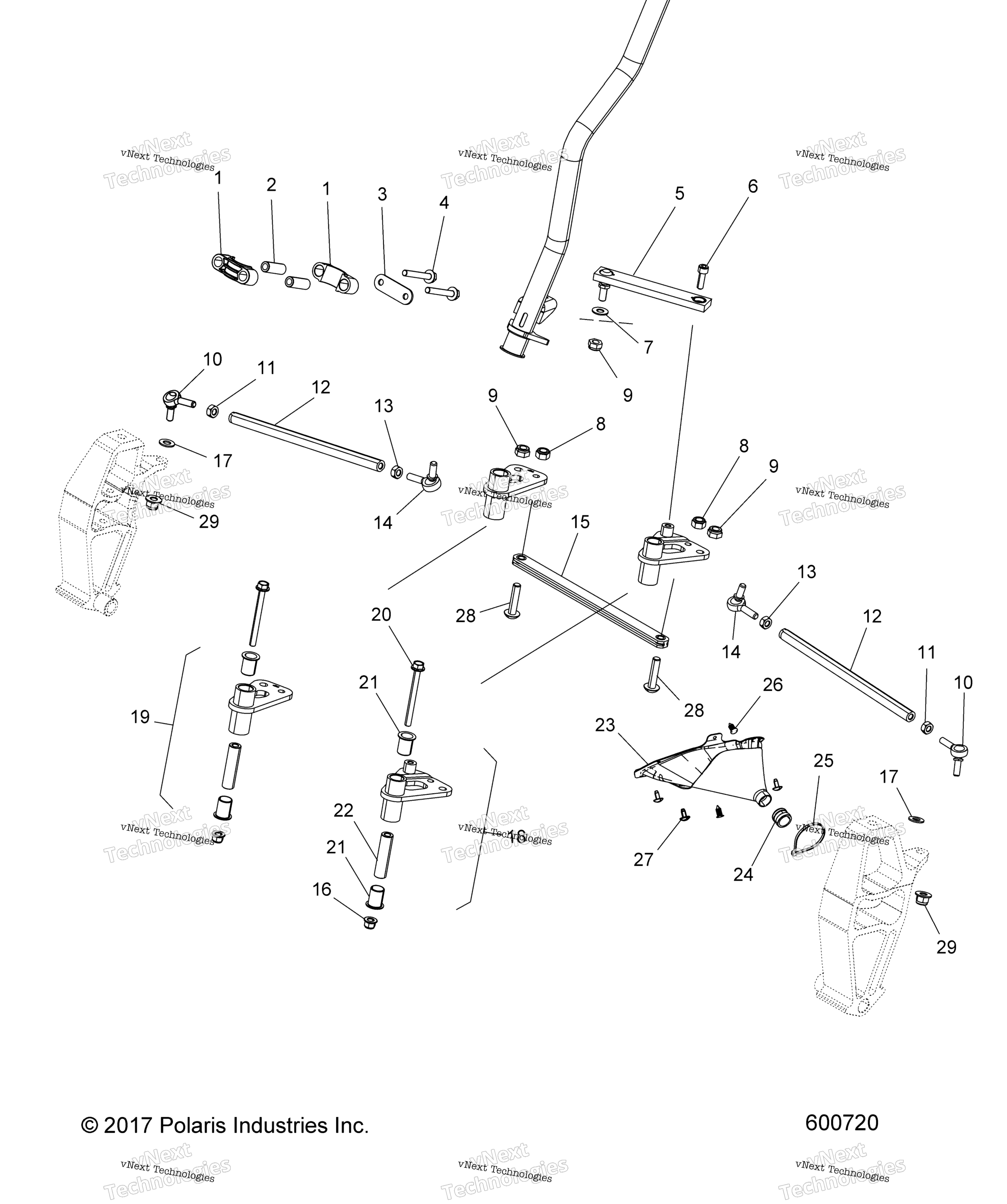 Steering, нижний