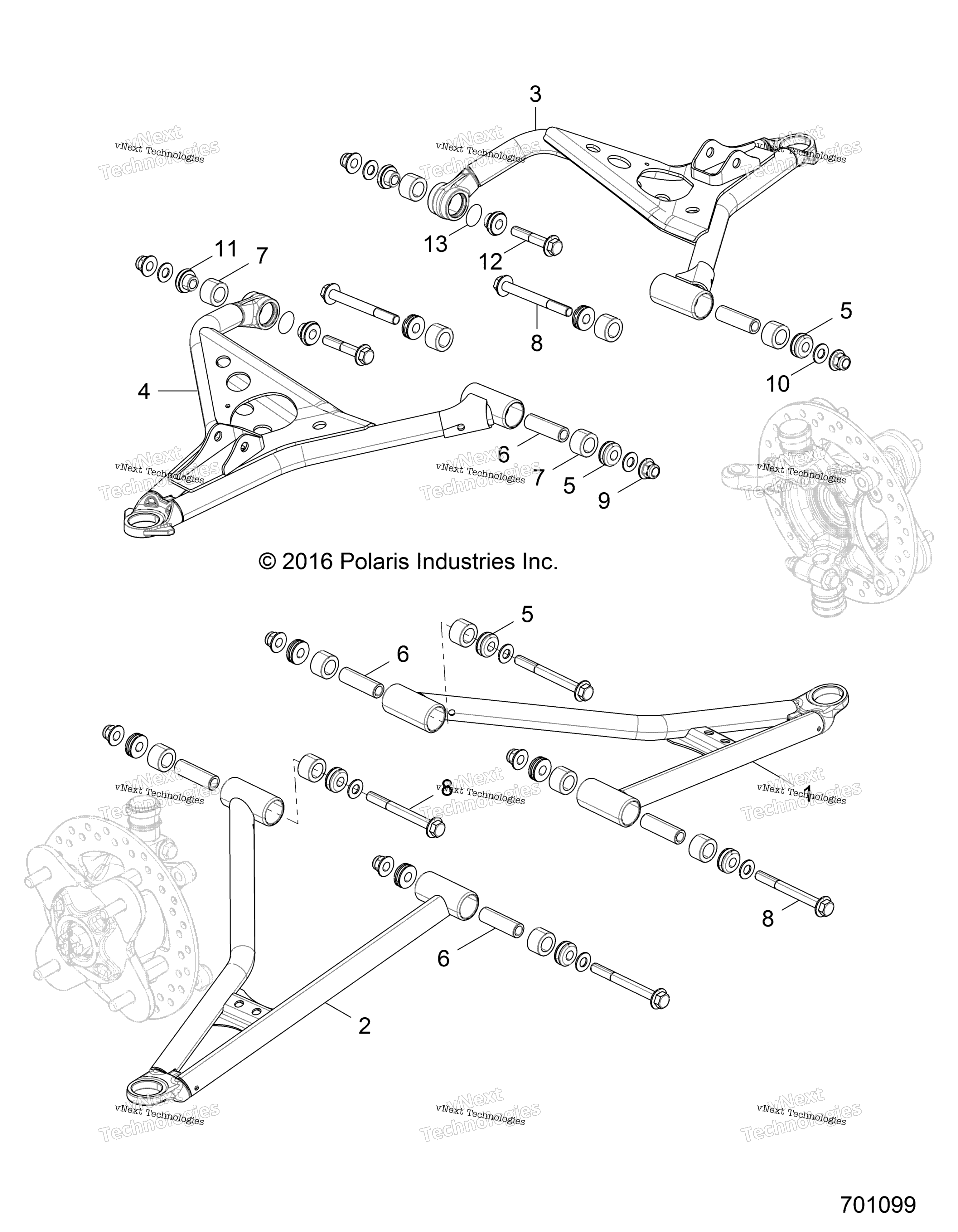 Подвеска, передняя Control Arms