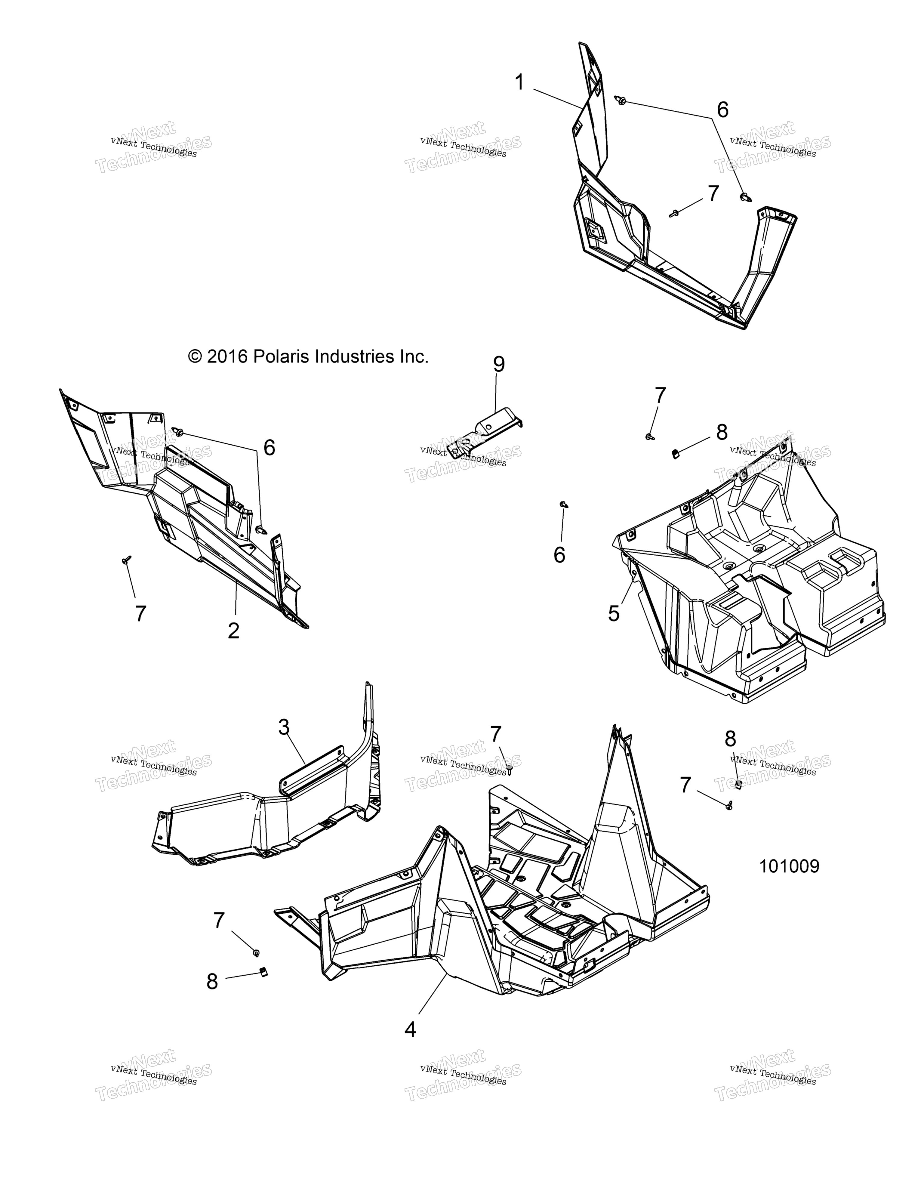 Body, Floor и Rocker Panels
