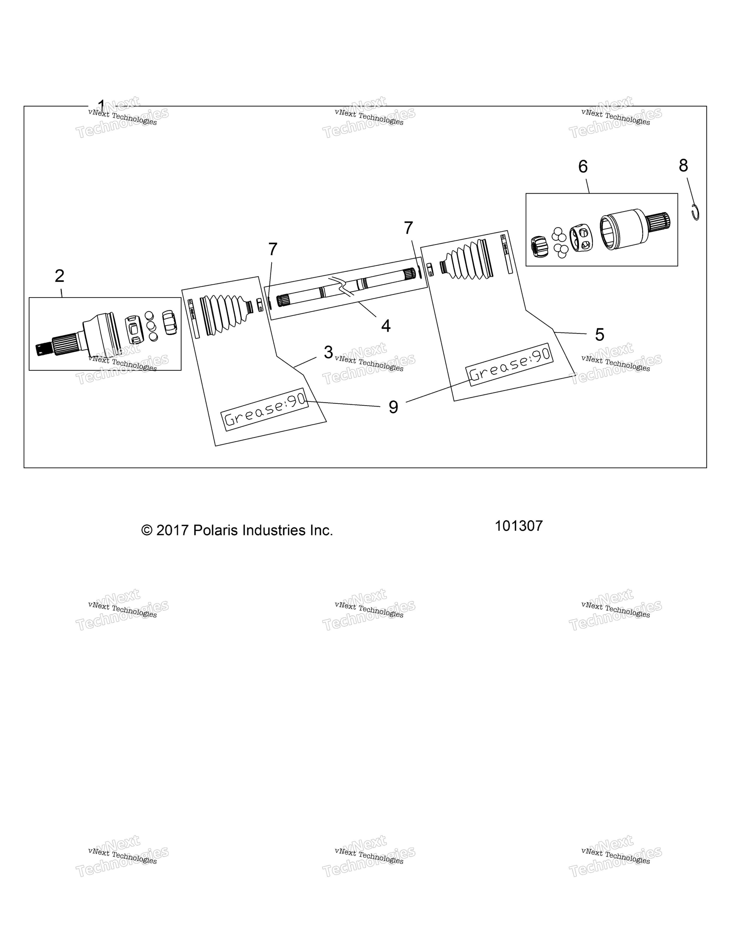 Привод Train, Drive Shaft, Front