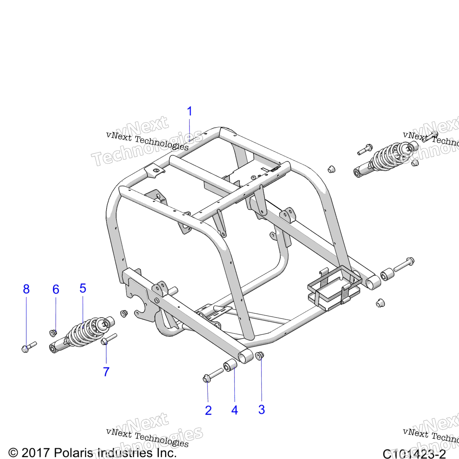 Подвеска, задняя Swing Arm
