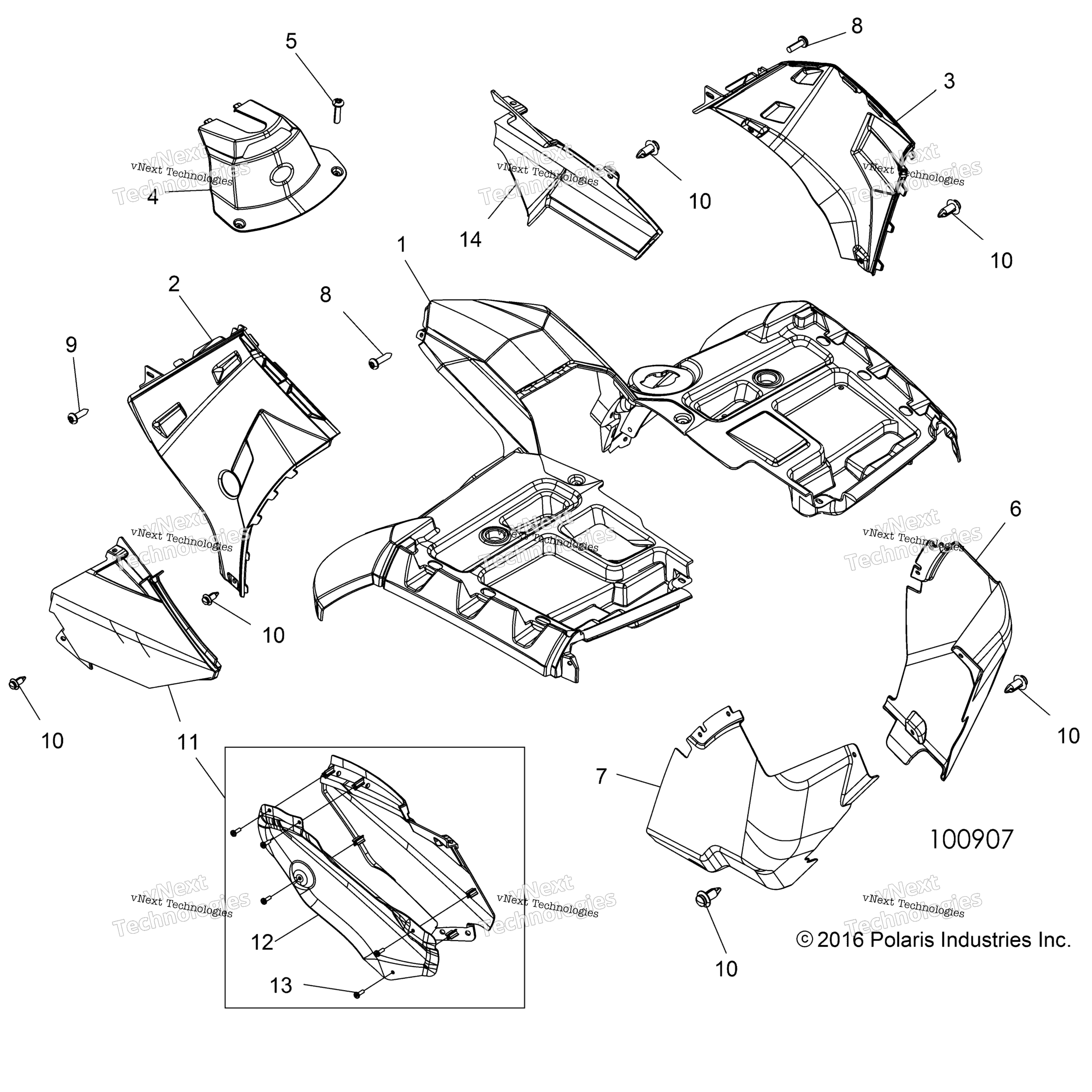 Body, передний Cab