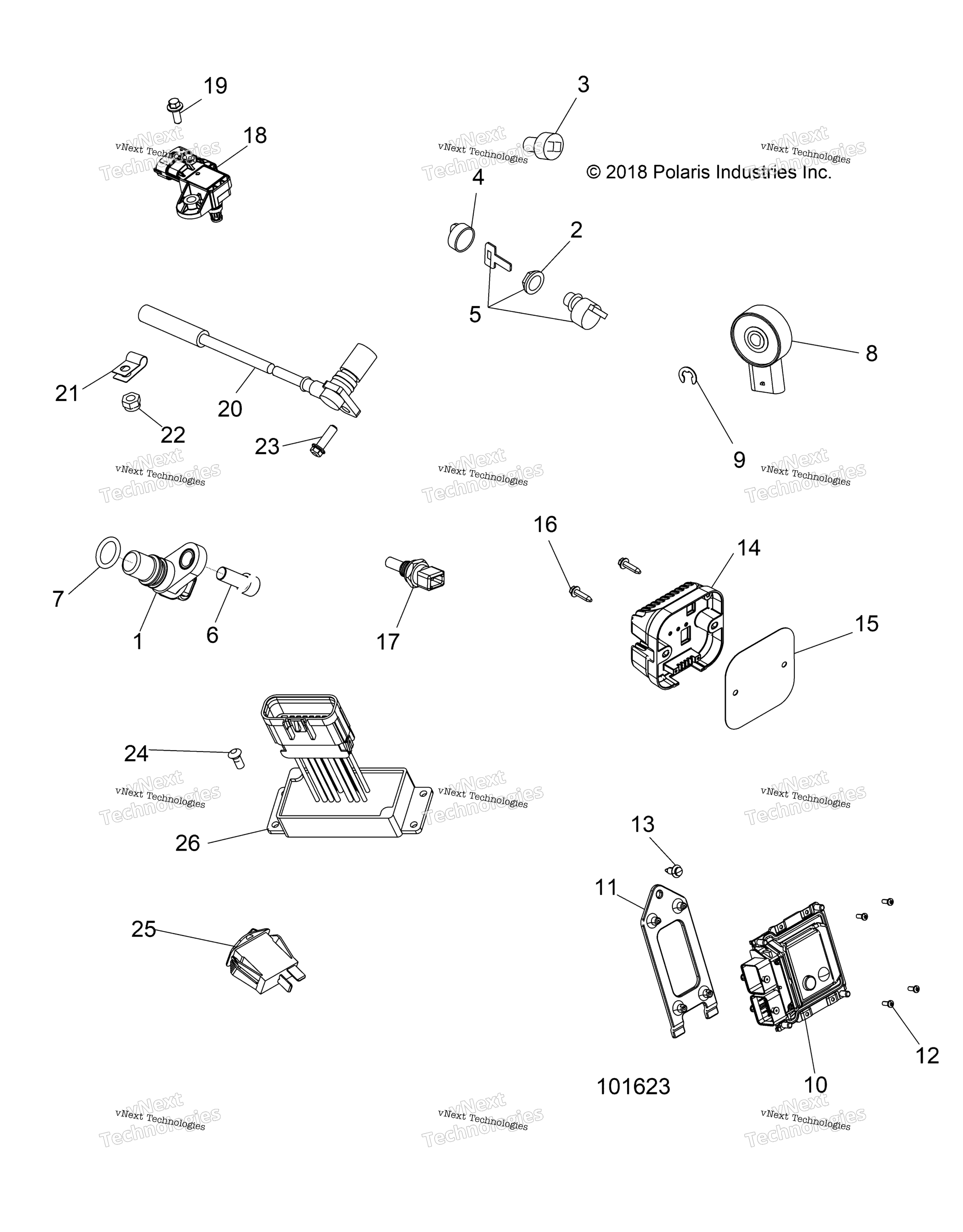 электрооборудование Switches, Sensors & Ecm