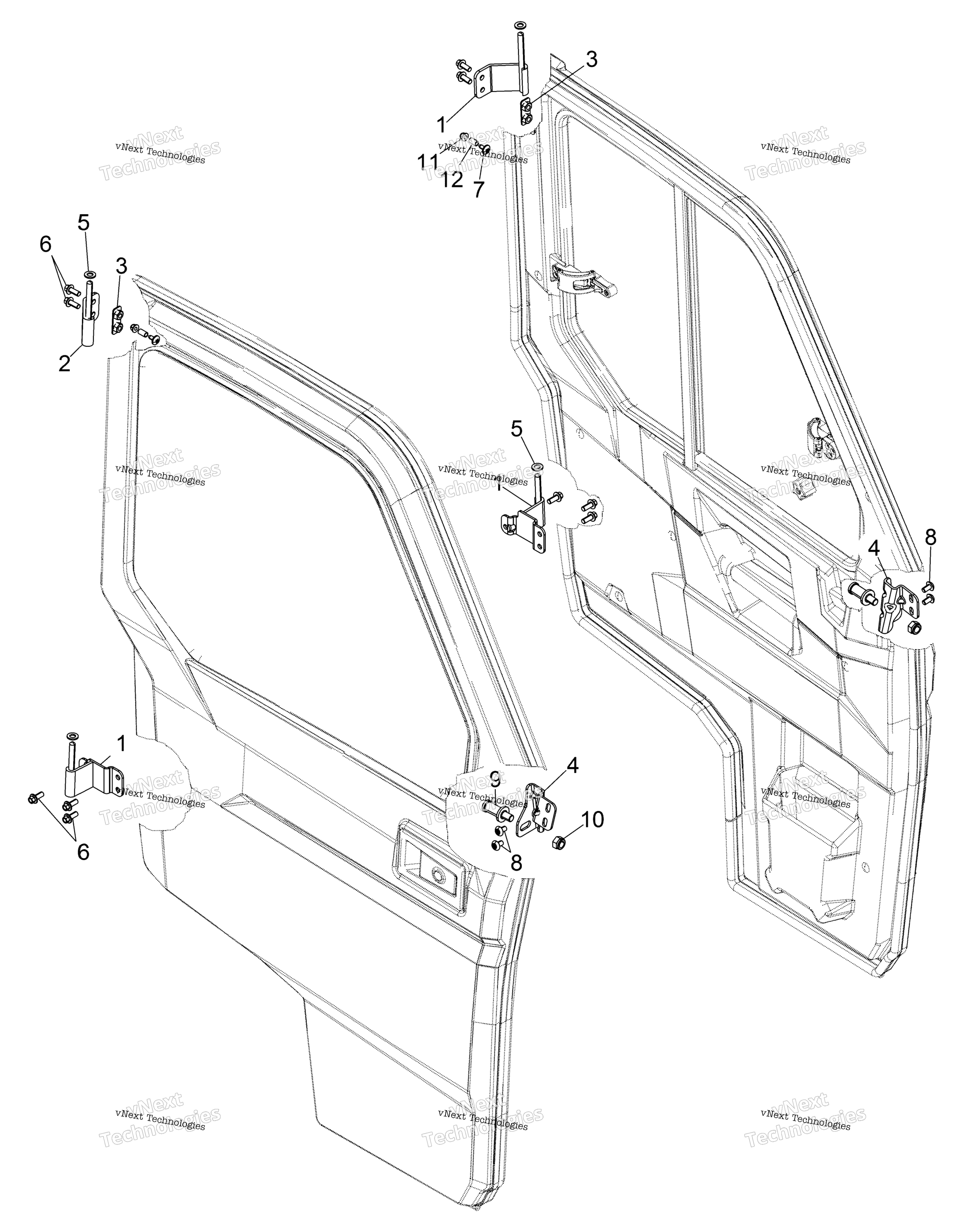Body, Door, Full, крепление R17rtu99av / Bv