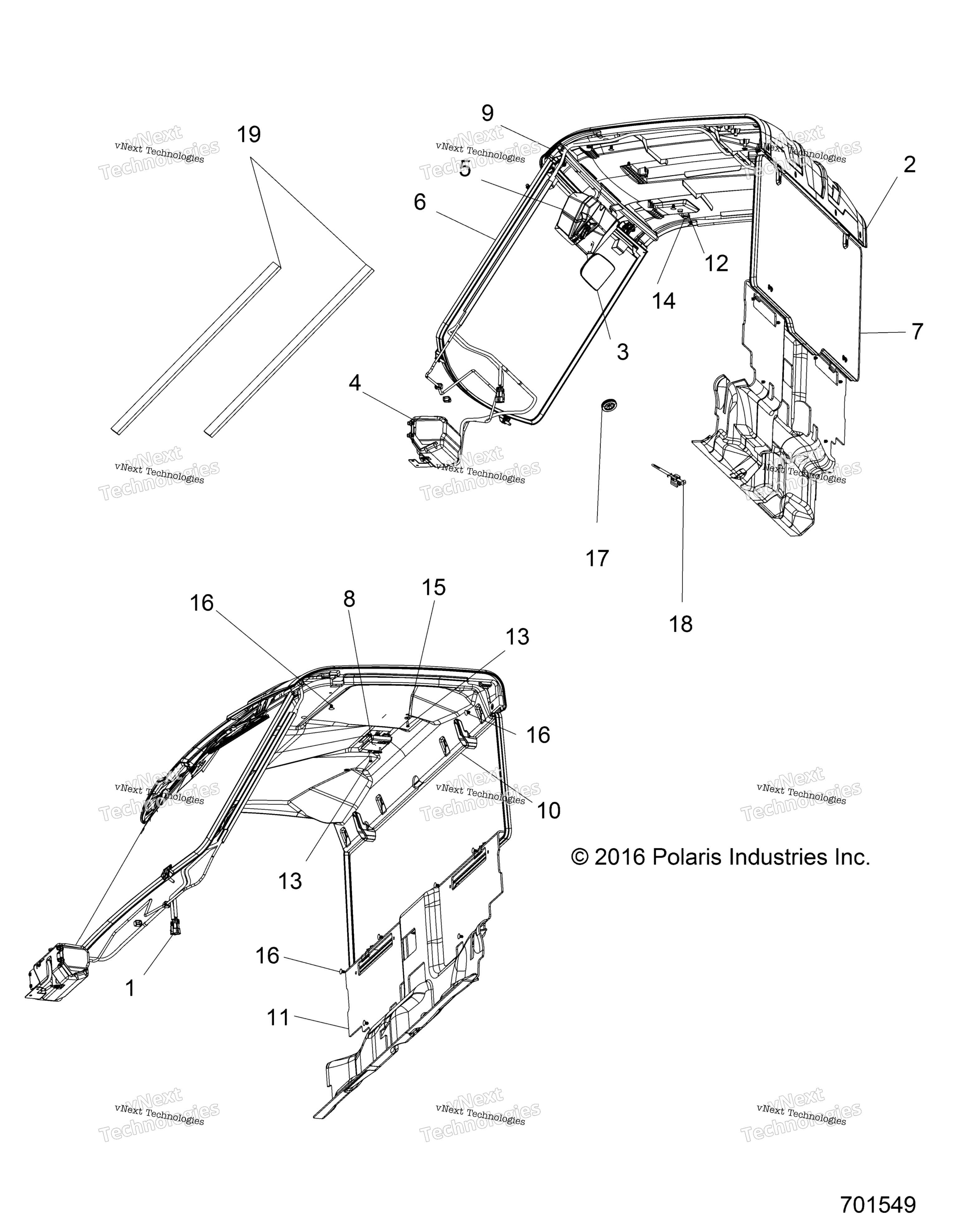 Body, Roof и Cab R17rtu99av / Bv
