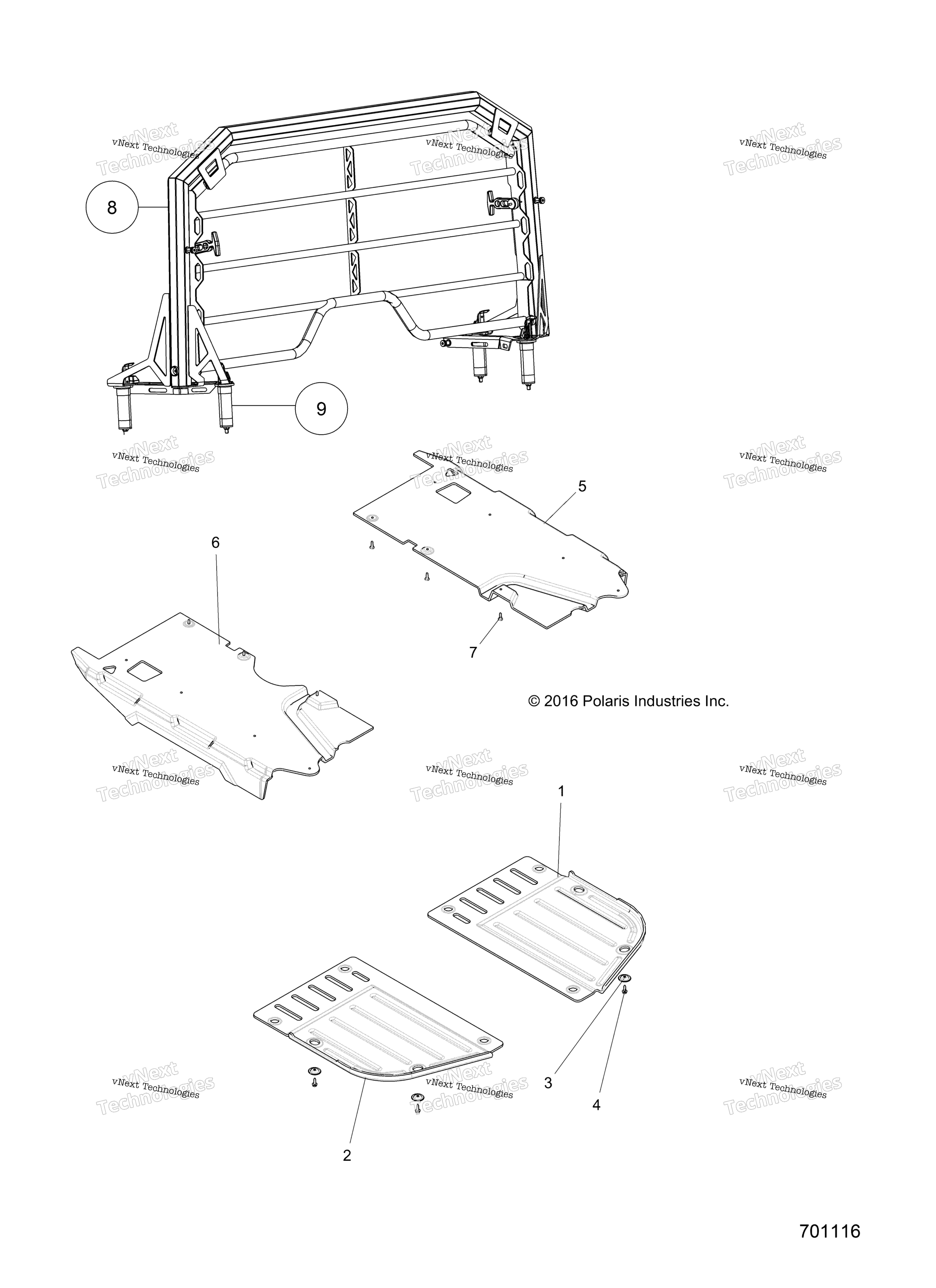 Body, Undercarrage Protection & полка R17rtu99at / Bt