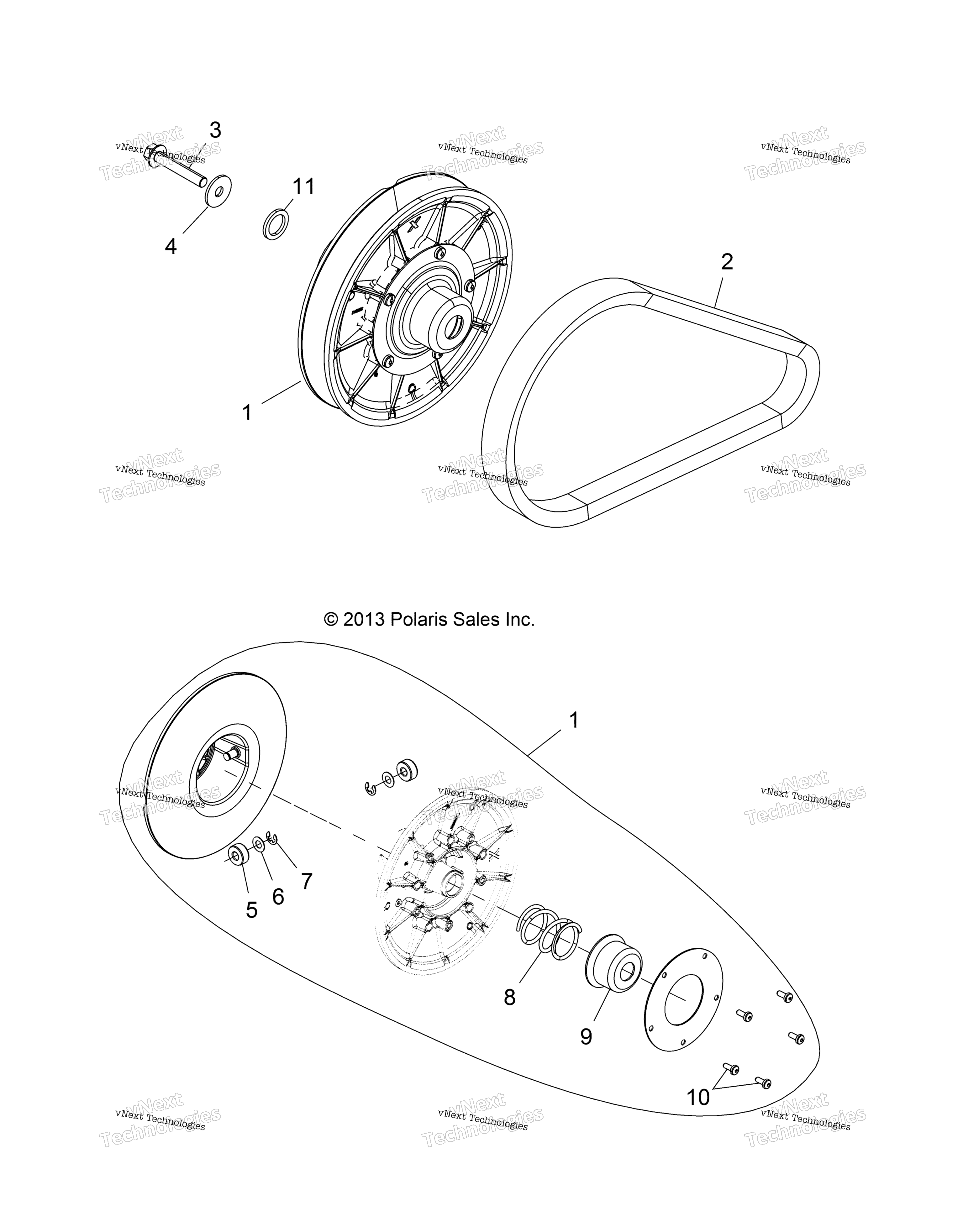 Привод Train, Clutch, Secondary, Ebs R17rte99a9/B9