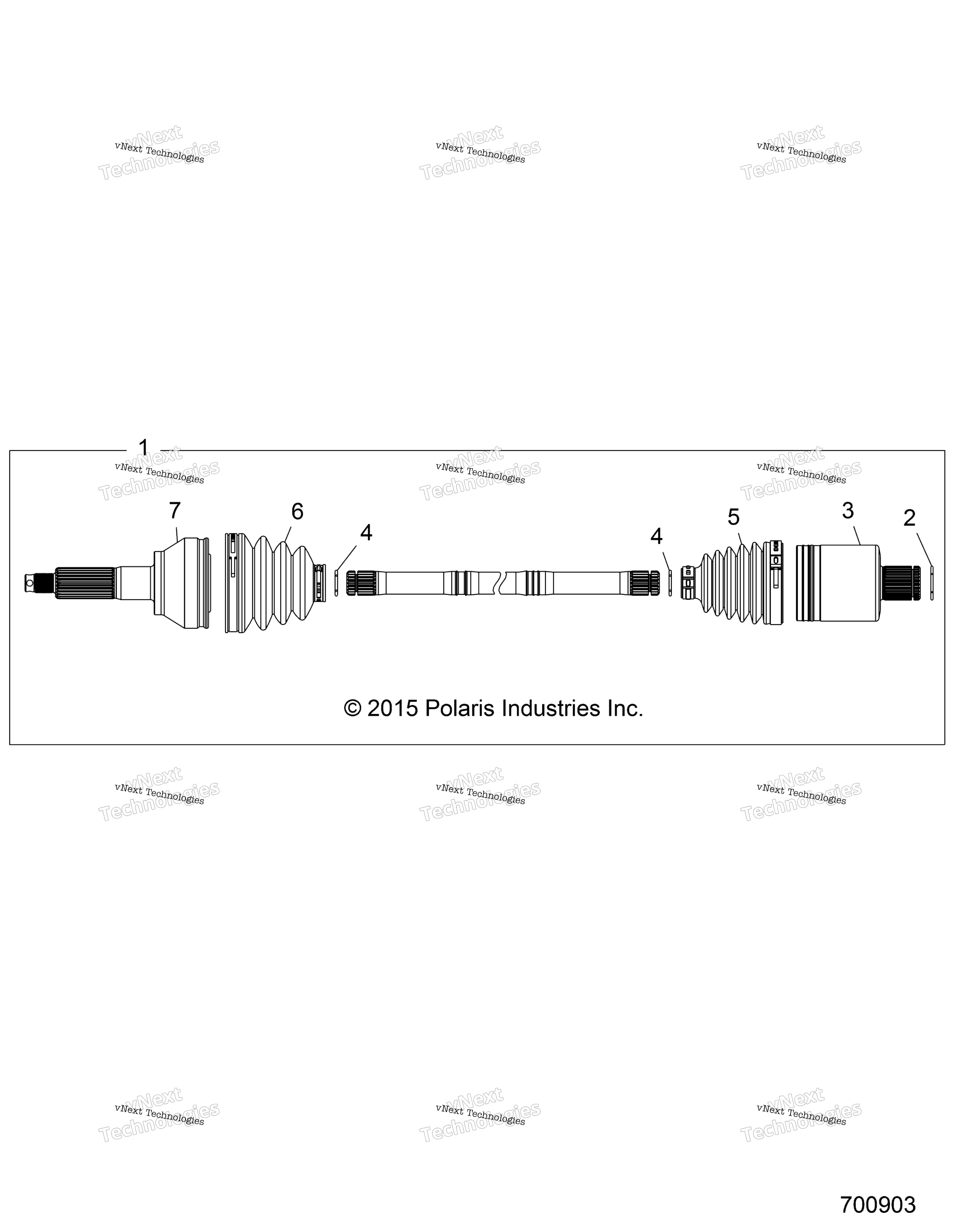 Трансмиссия, задний кардан R17rtm99am/Bm/U99at/Bt (700903)