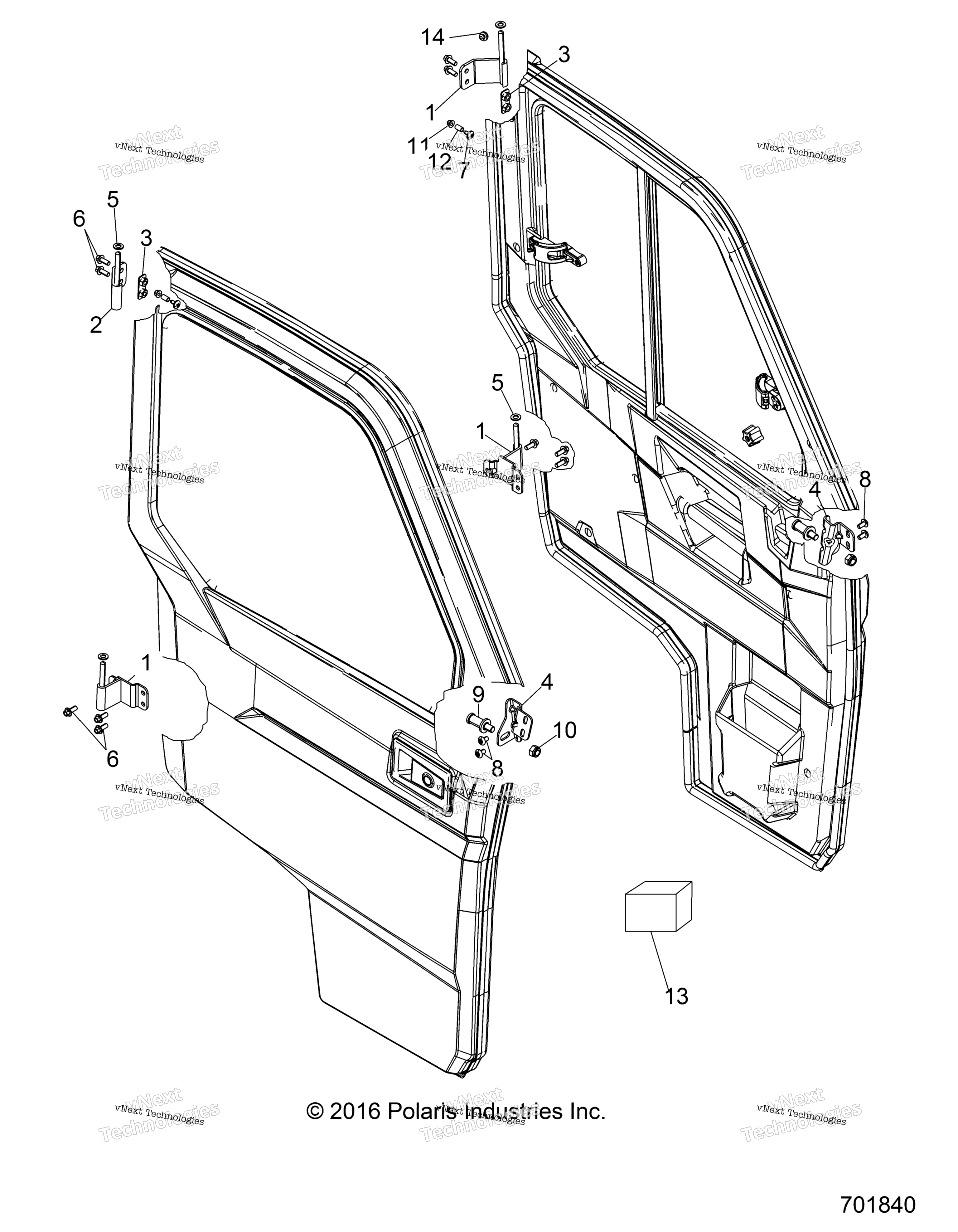 Body, Door, Full, крепление R17rvu99av / Bv