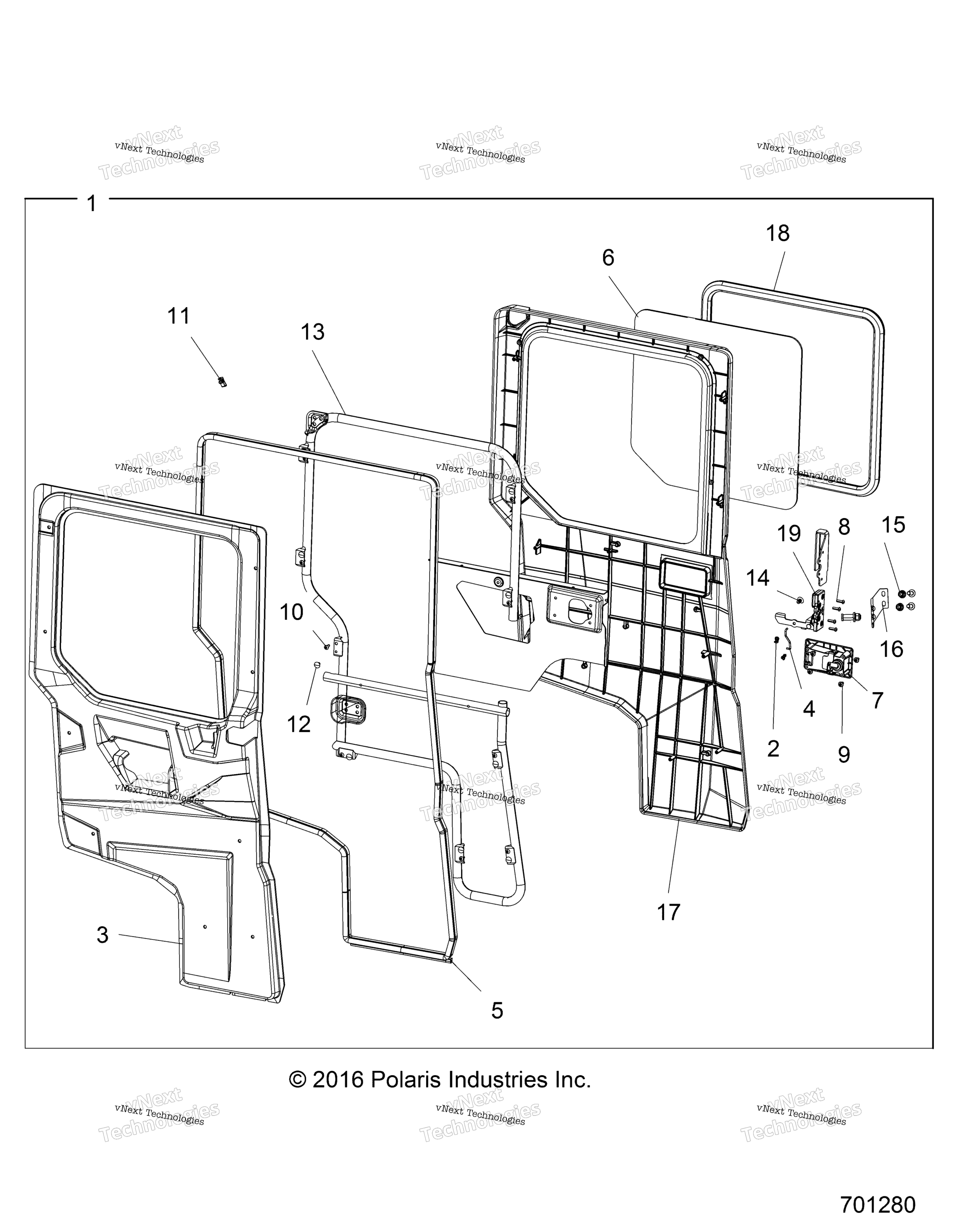 Body, Door, Rear, Full R17rvu99av / Bv
