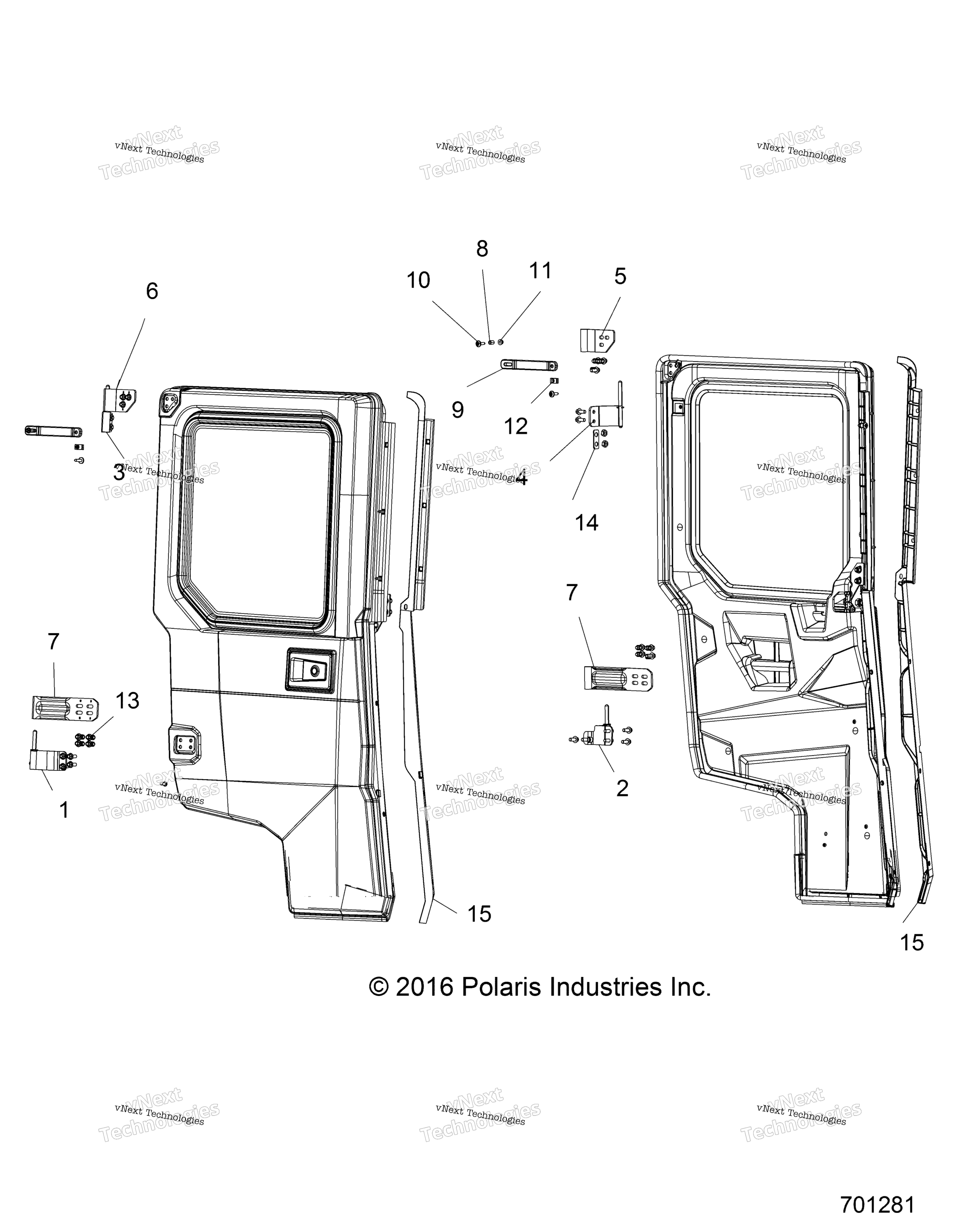 Body, Door, Rear, Full крепление R17rvu99av / Bv