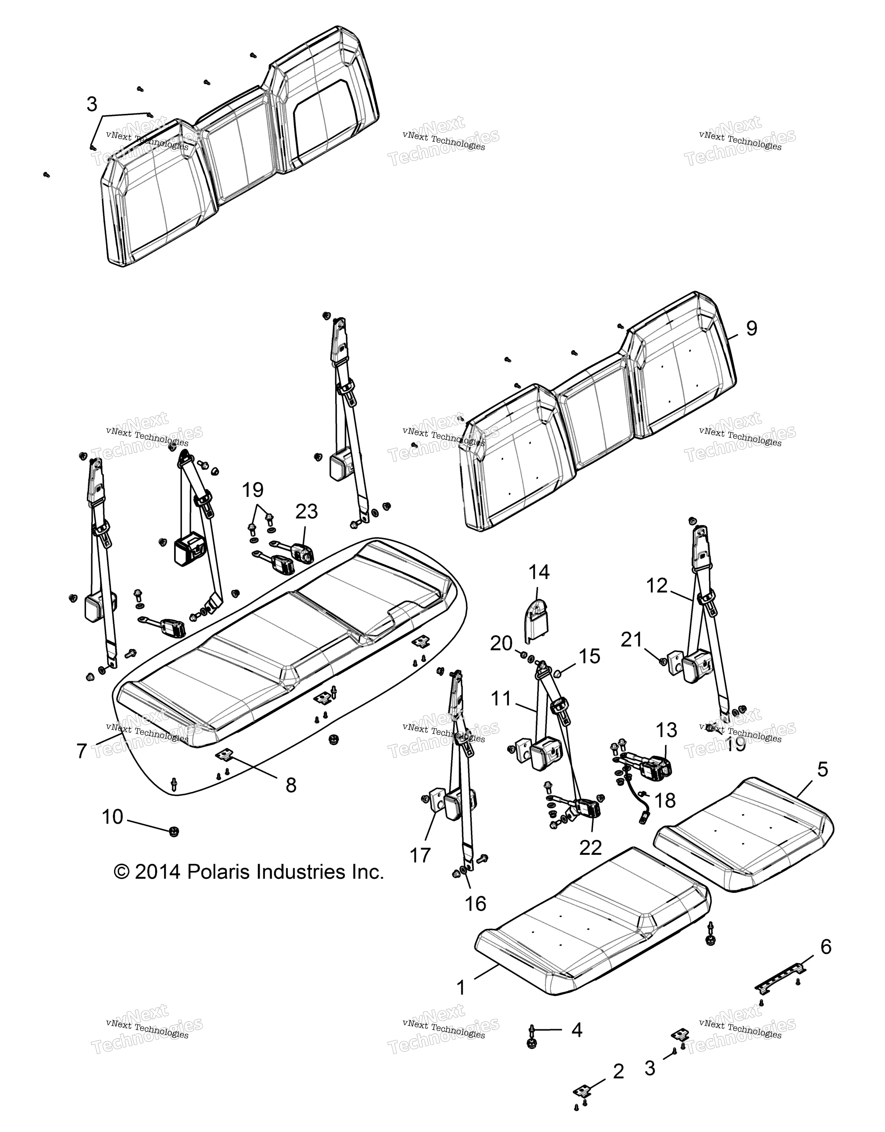 Кузов, сиденье R17rva99a1/B1/E99a9/B9
