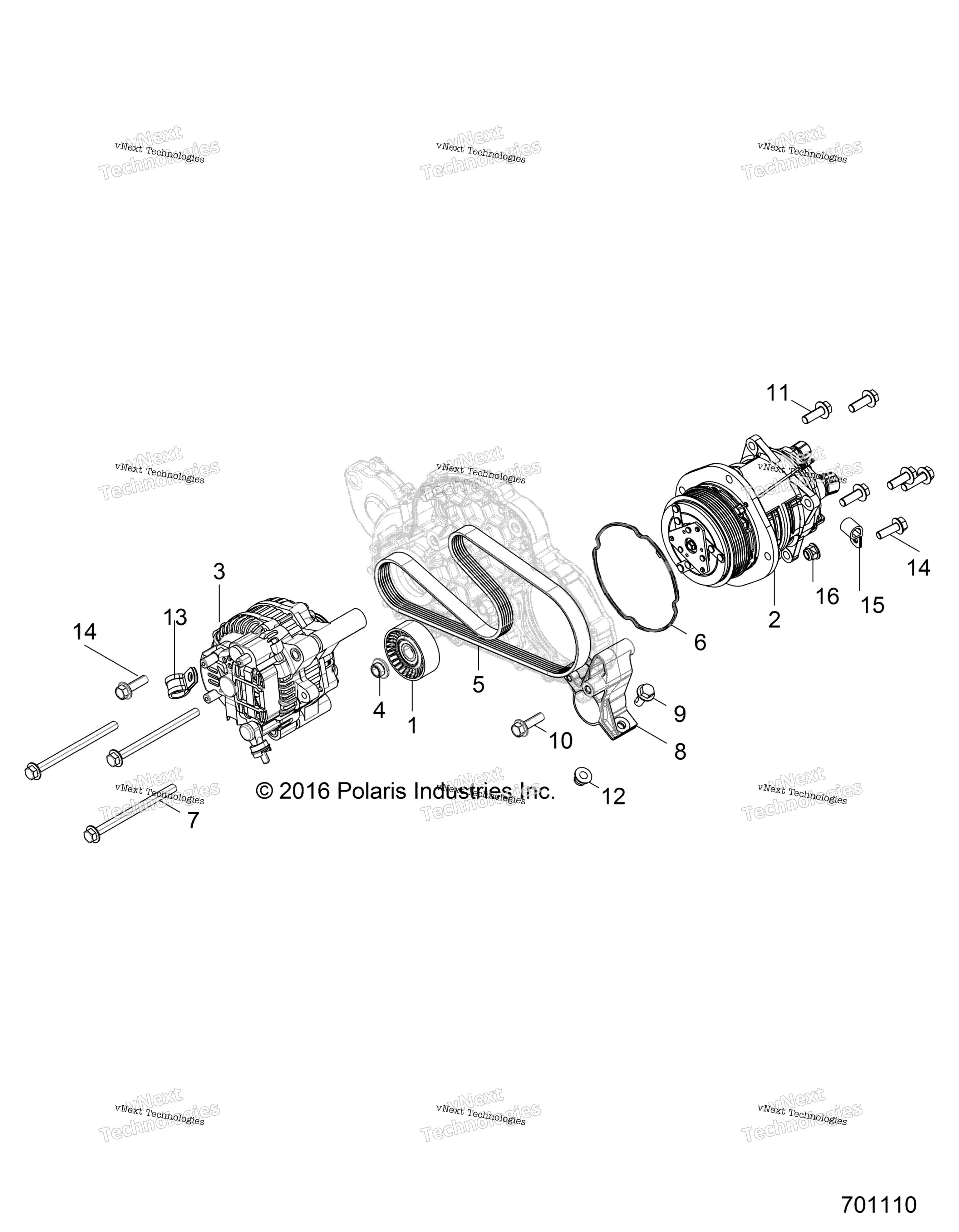 Engine, генератор и Compressor R17rvu99av / Bv