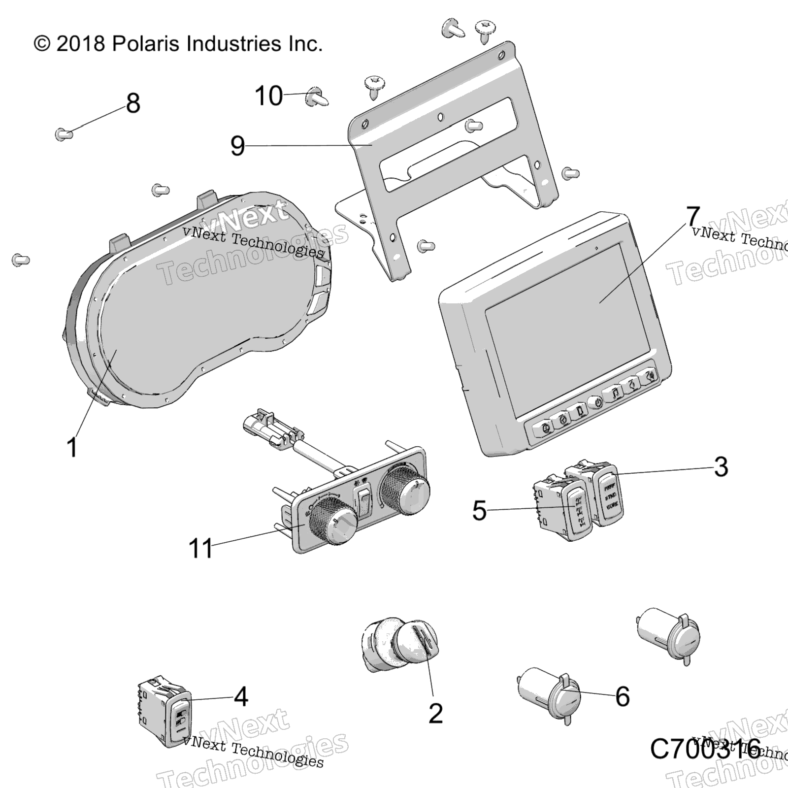 Electrical, панель Instuments