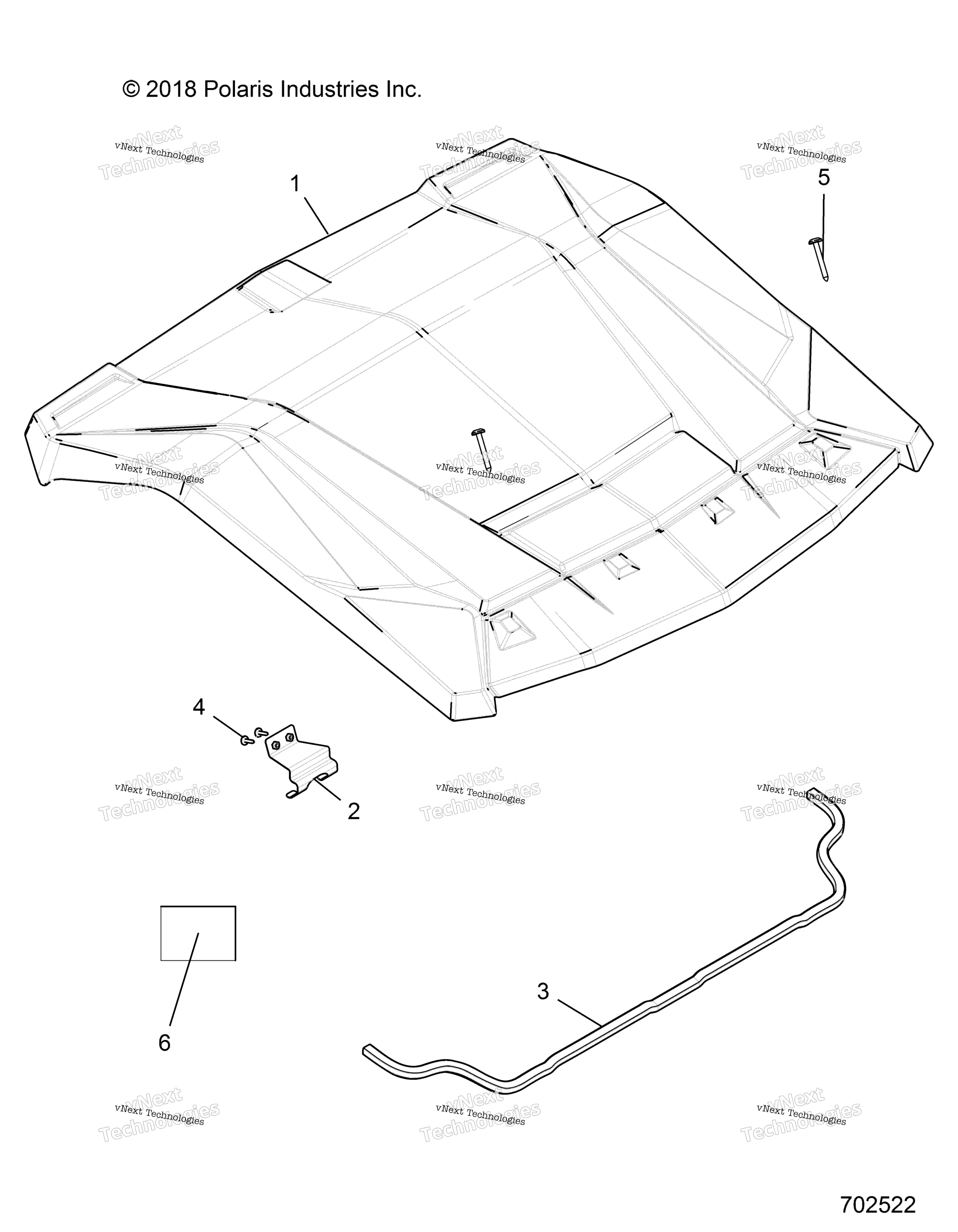 Accessory, Roof R19rge99ff / Sff / Pcf / Pff