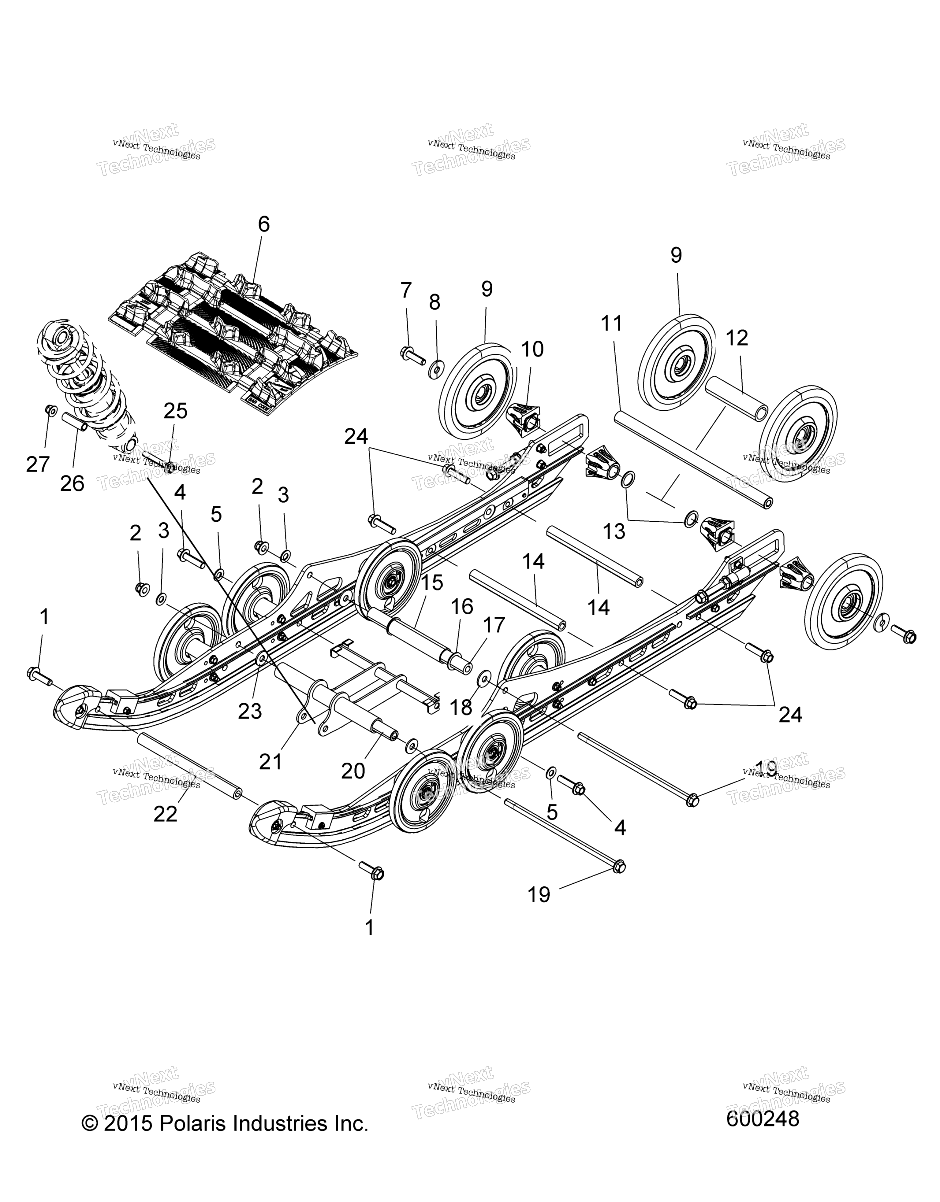 Подвеска, задняя & Track S19dclps/6Pem