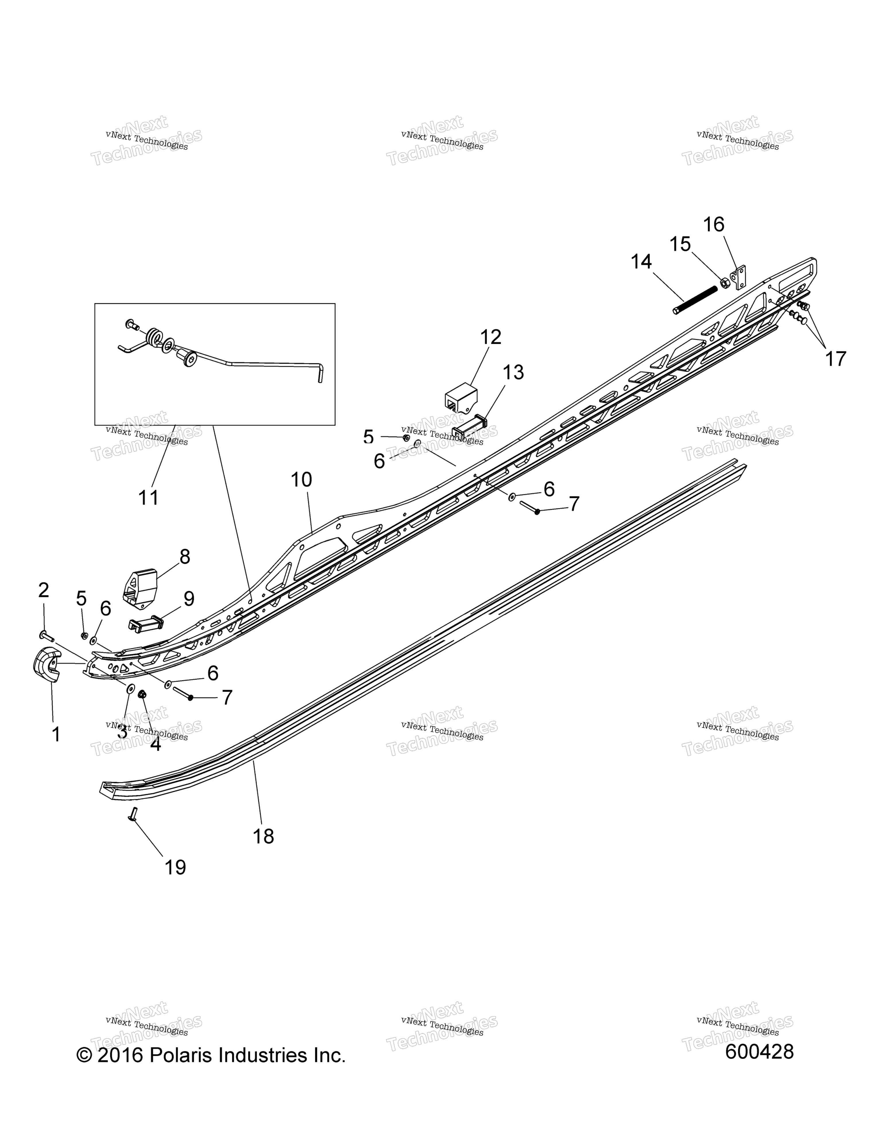 Suspension, Rail крепление All Options