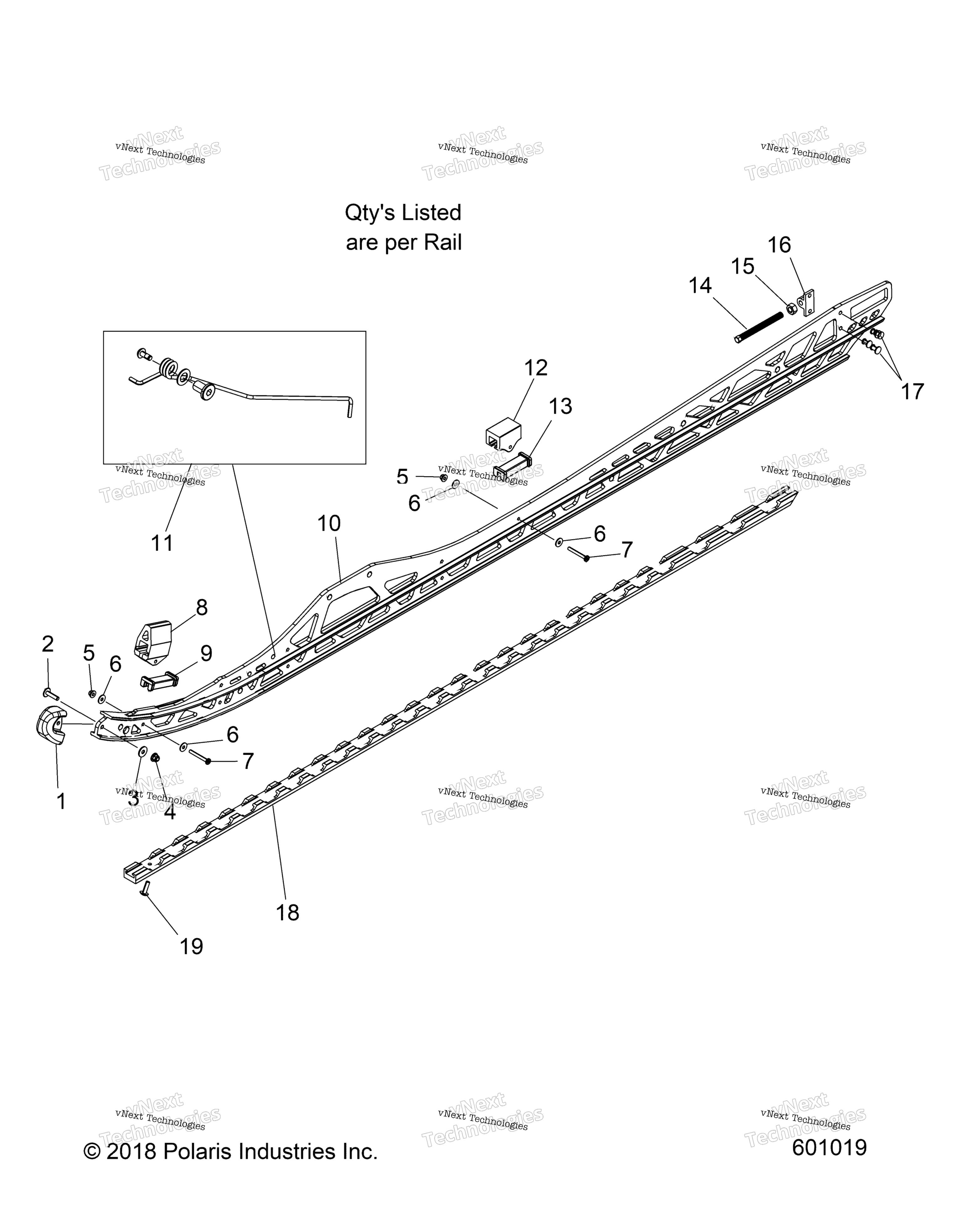 Suspension, Rail крепление All Options