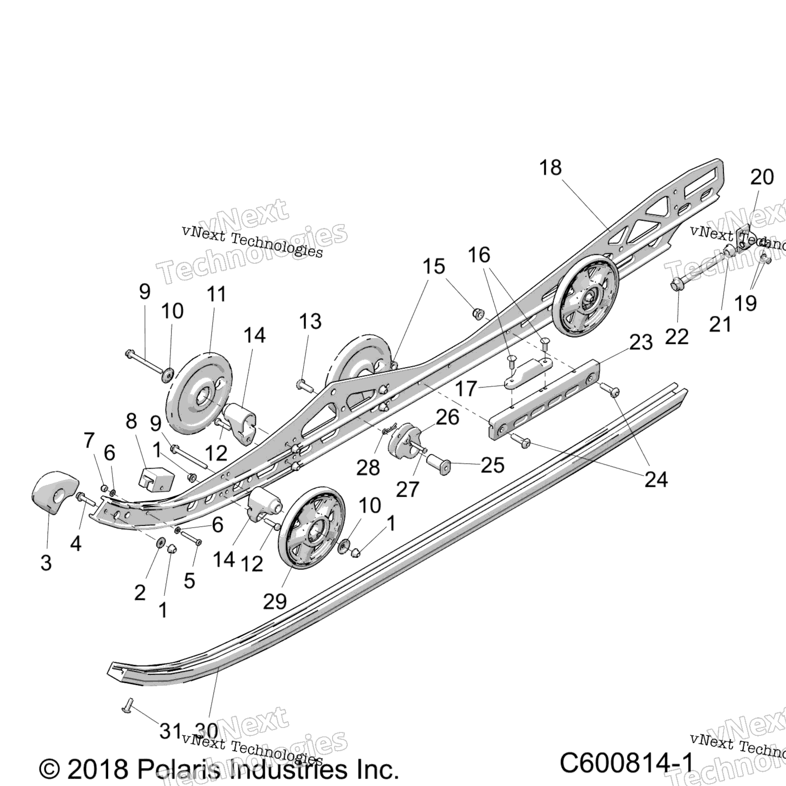 Suspension, Rail крепление