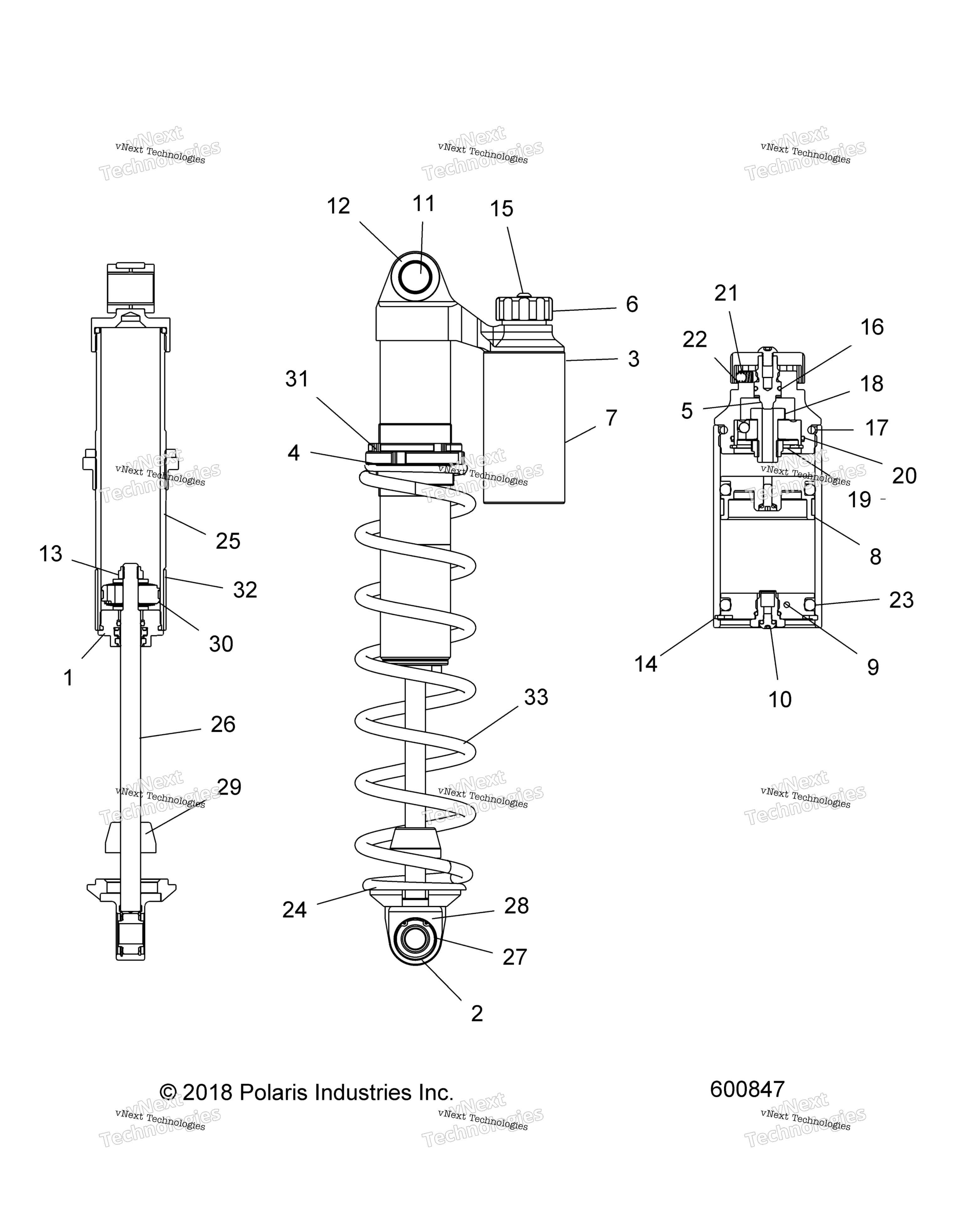 Suspension, Shock, Ifs W / Reservoir