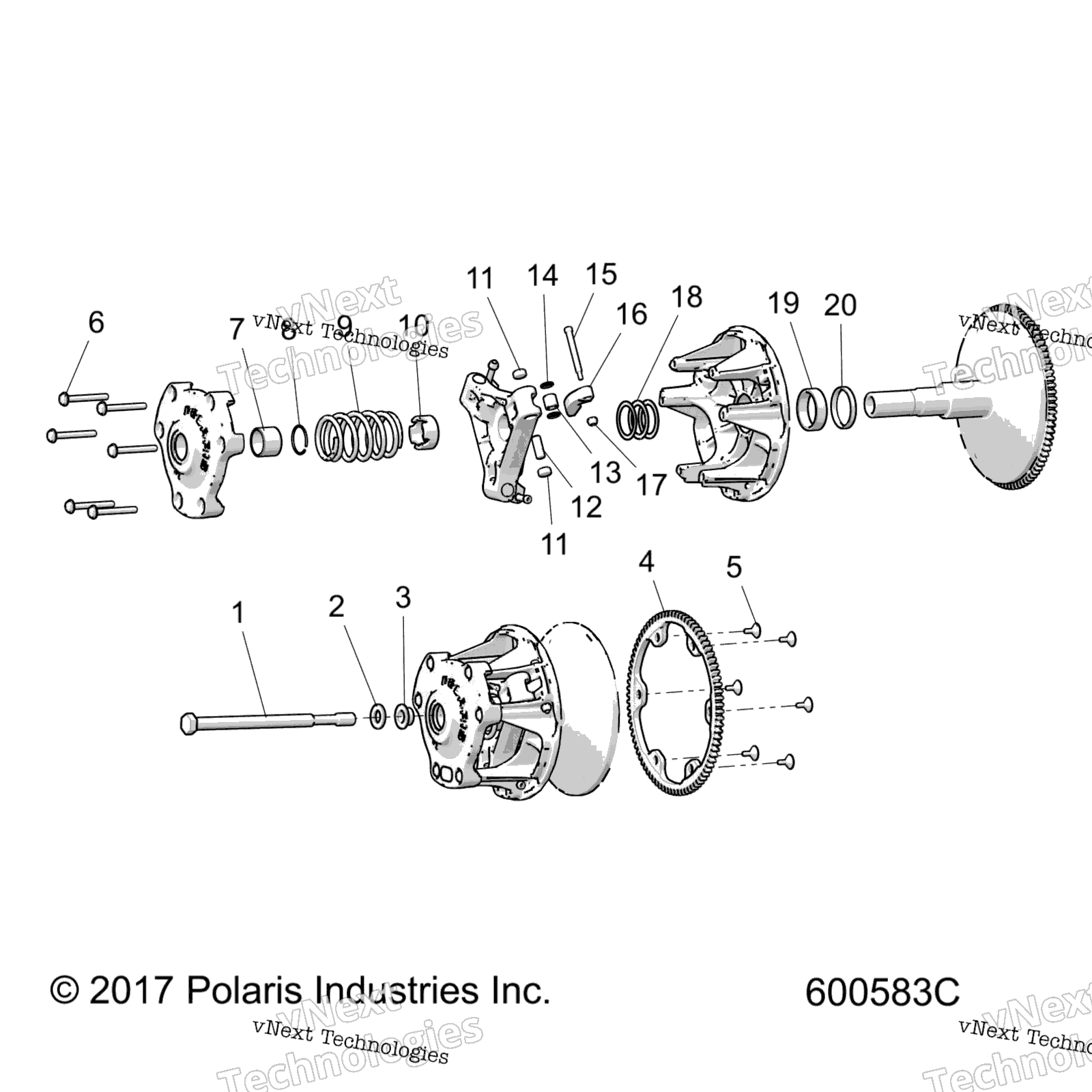 Привод Train, Clutch, Primary