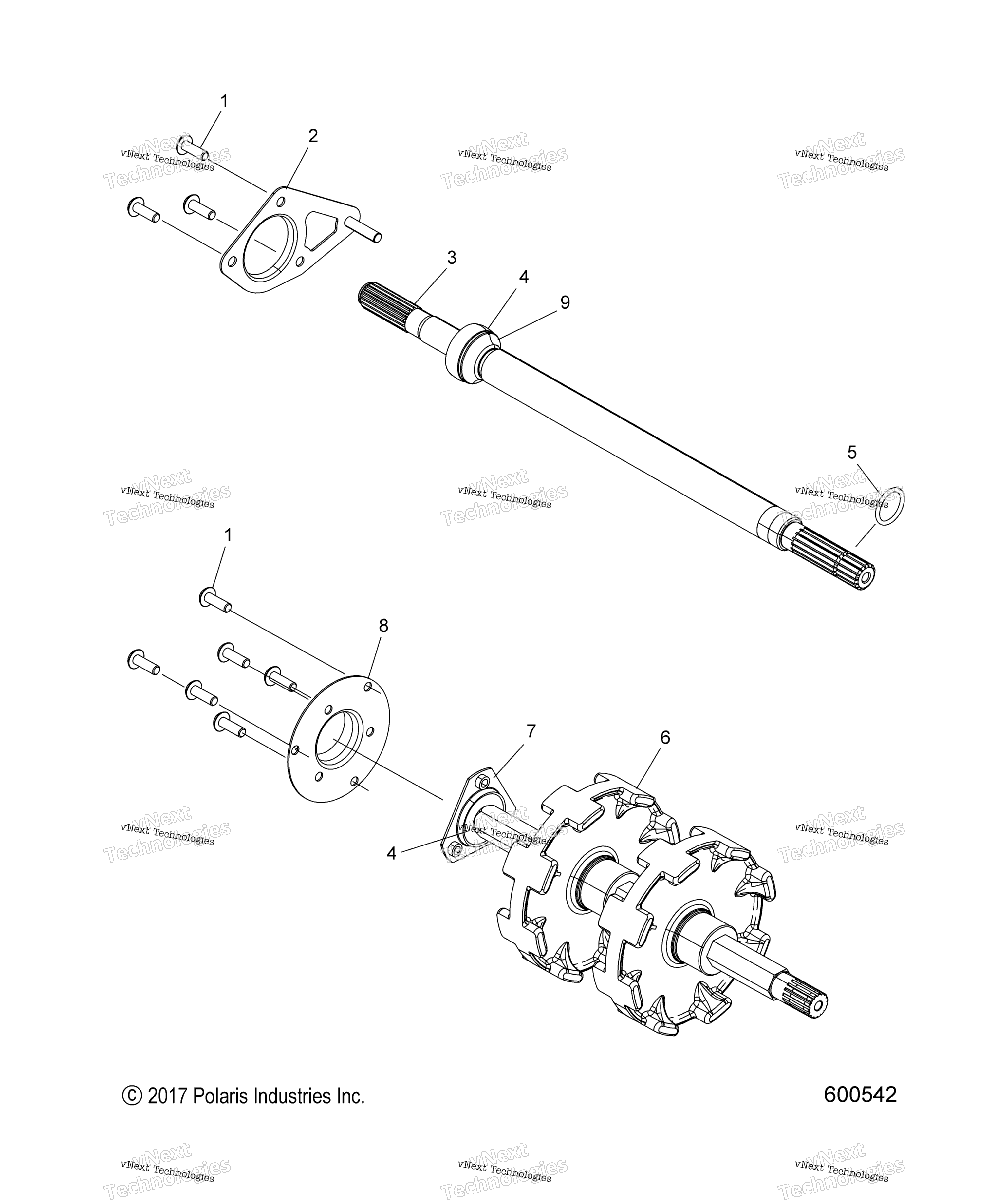 Привод Train, Jackshaft & Driveshaft