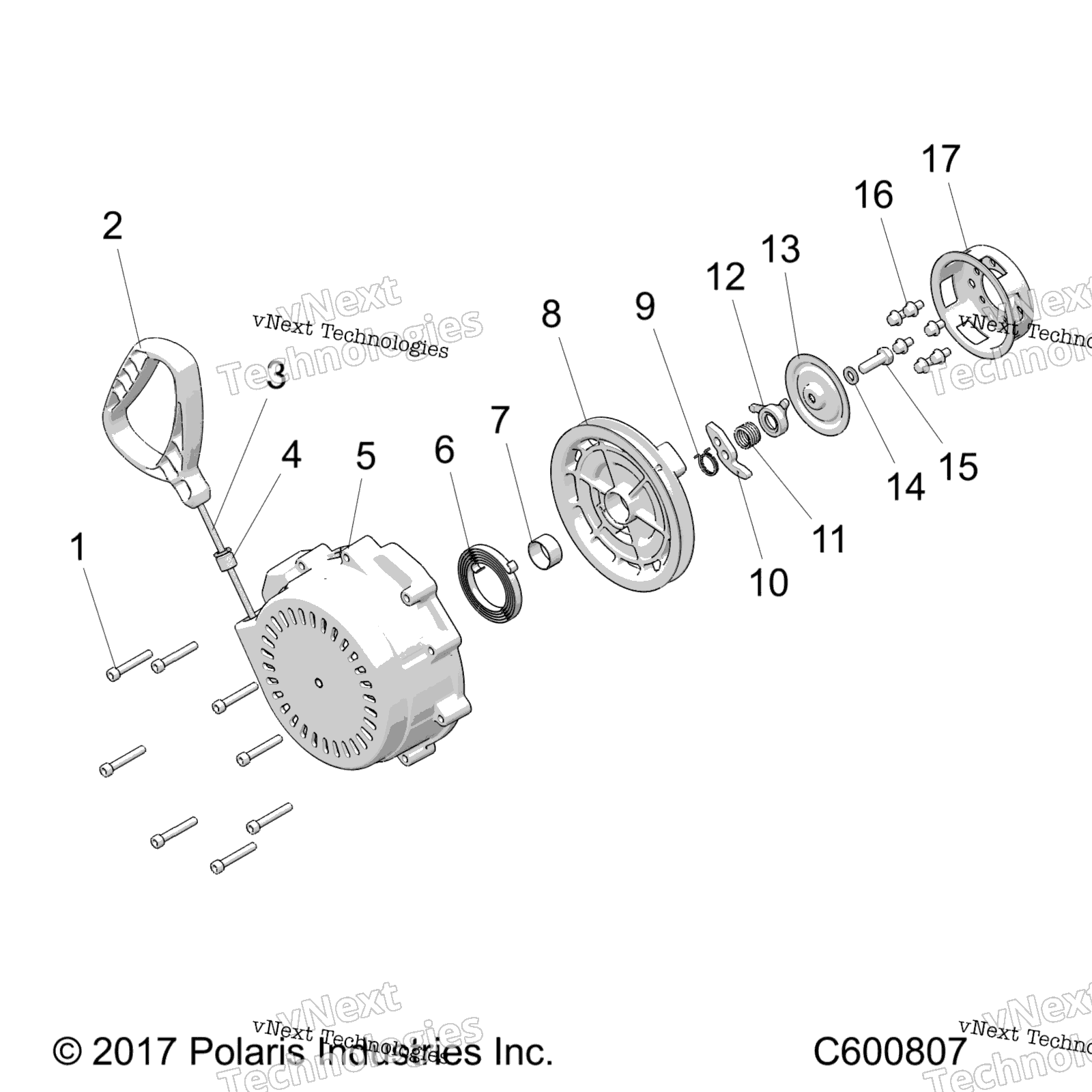 Engine, Recoil стартер