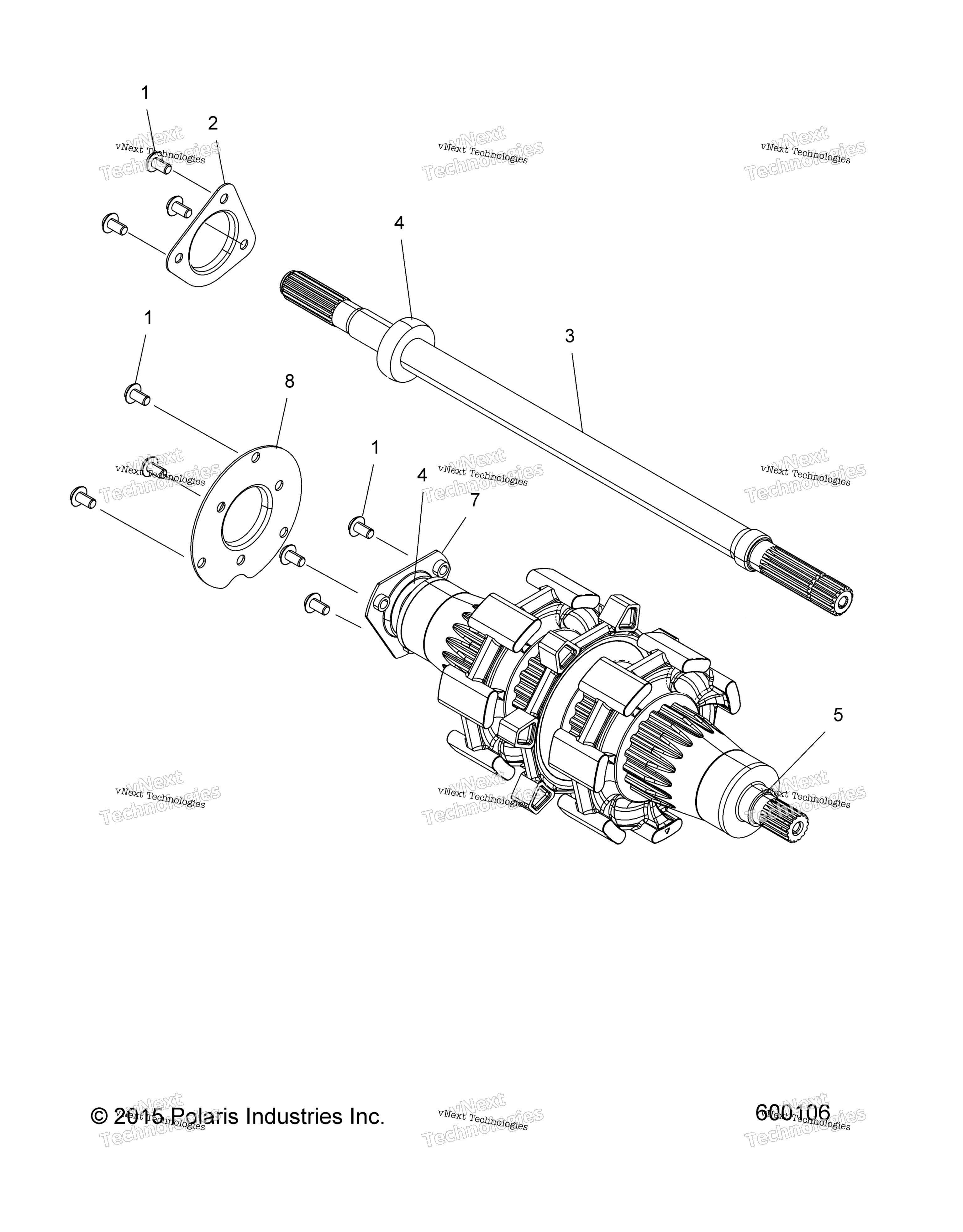 Привод Train, Jackshaft & Driveshaft All Options