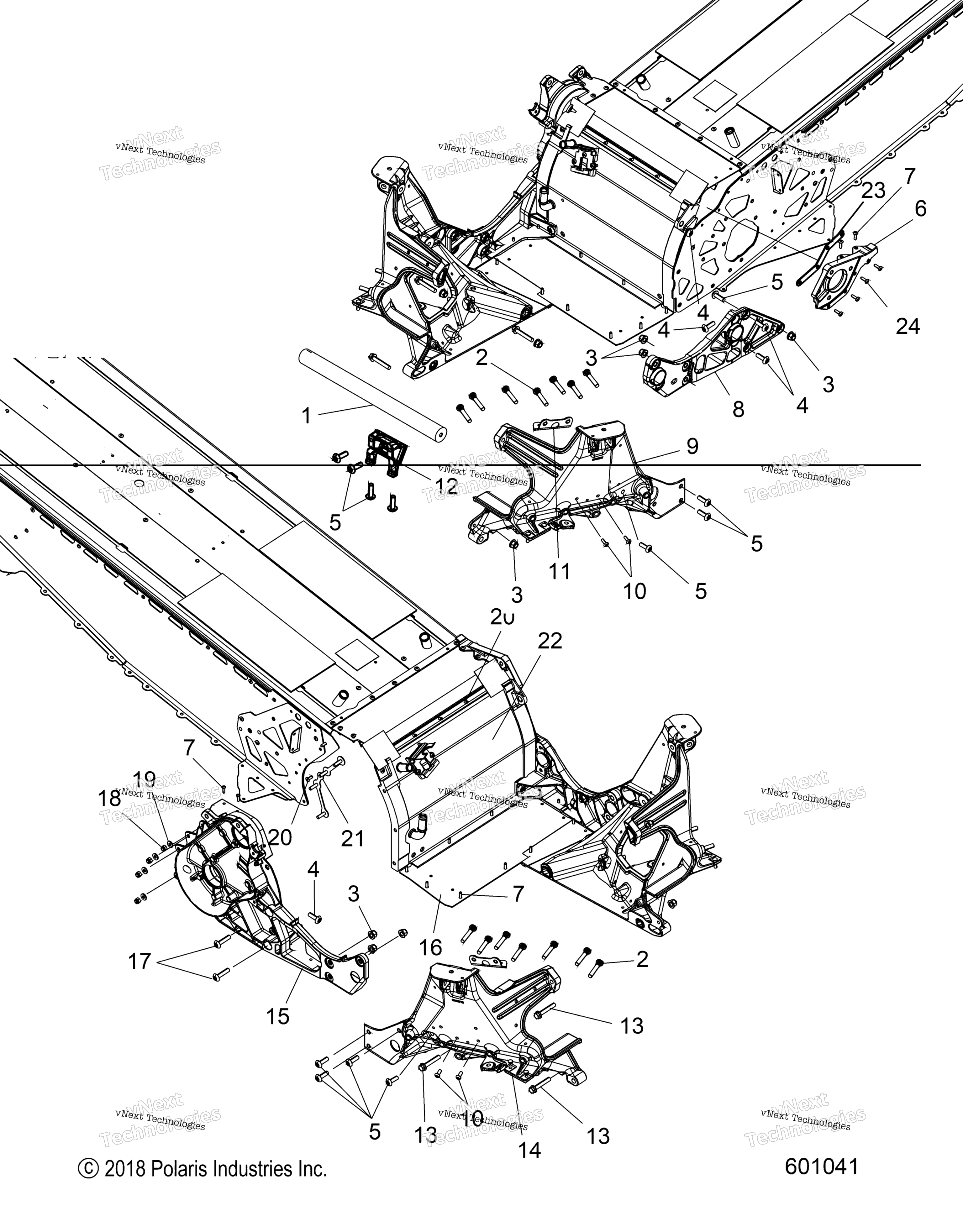 Chassis, Bulkhead Asm. All опции