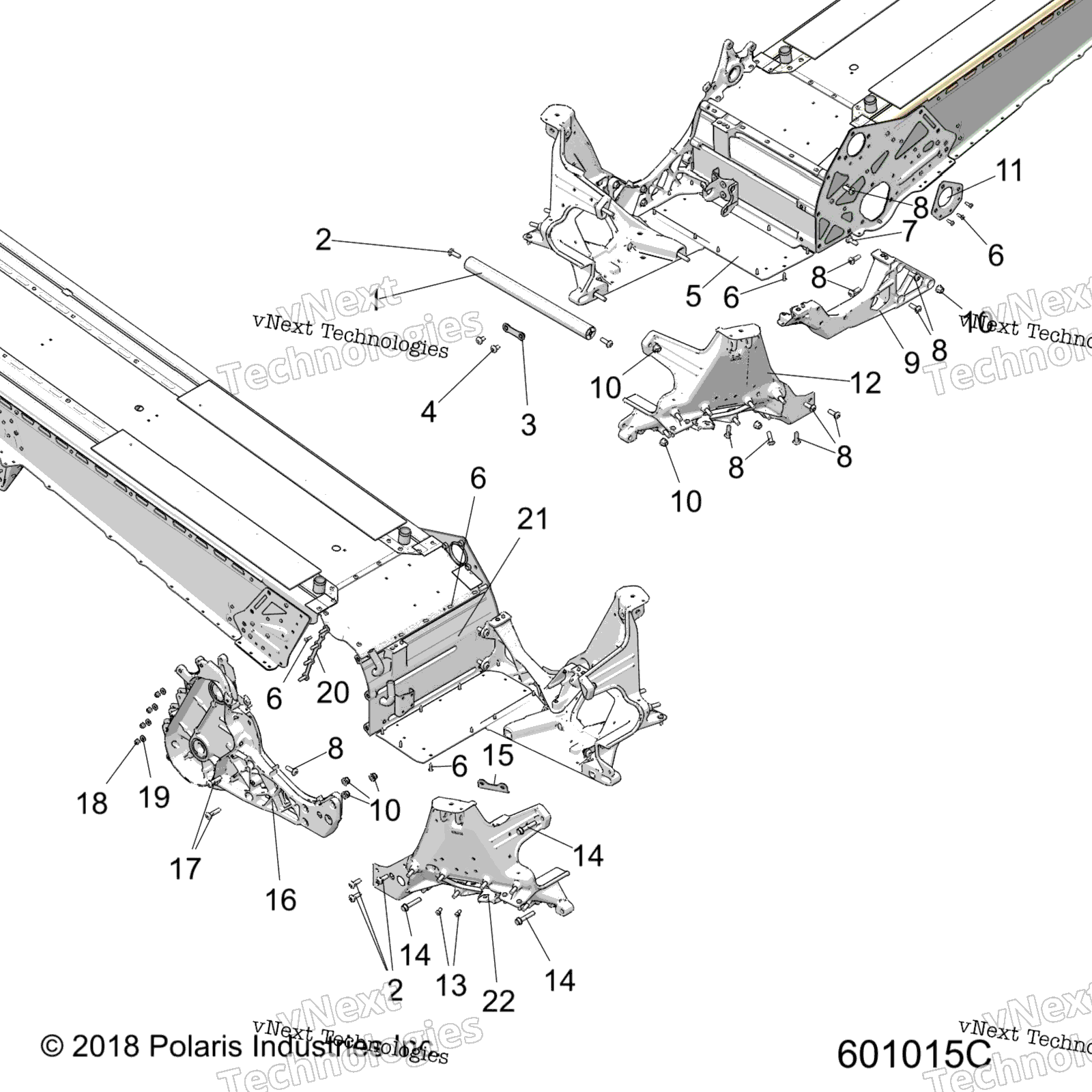 Chassis, Bulkhead Asm. All опции
