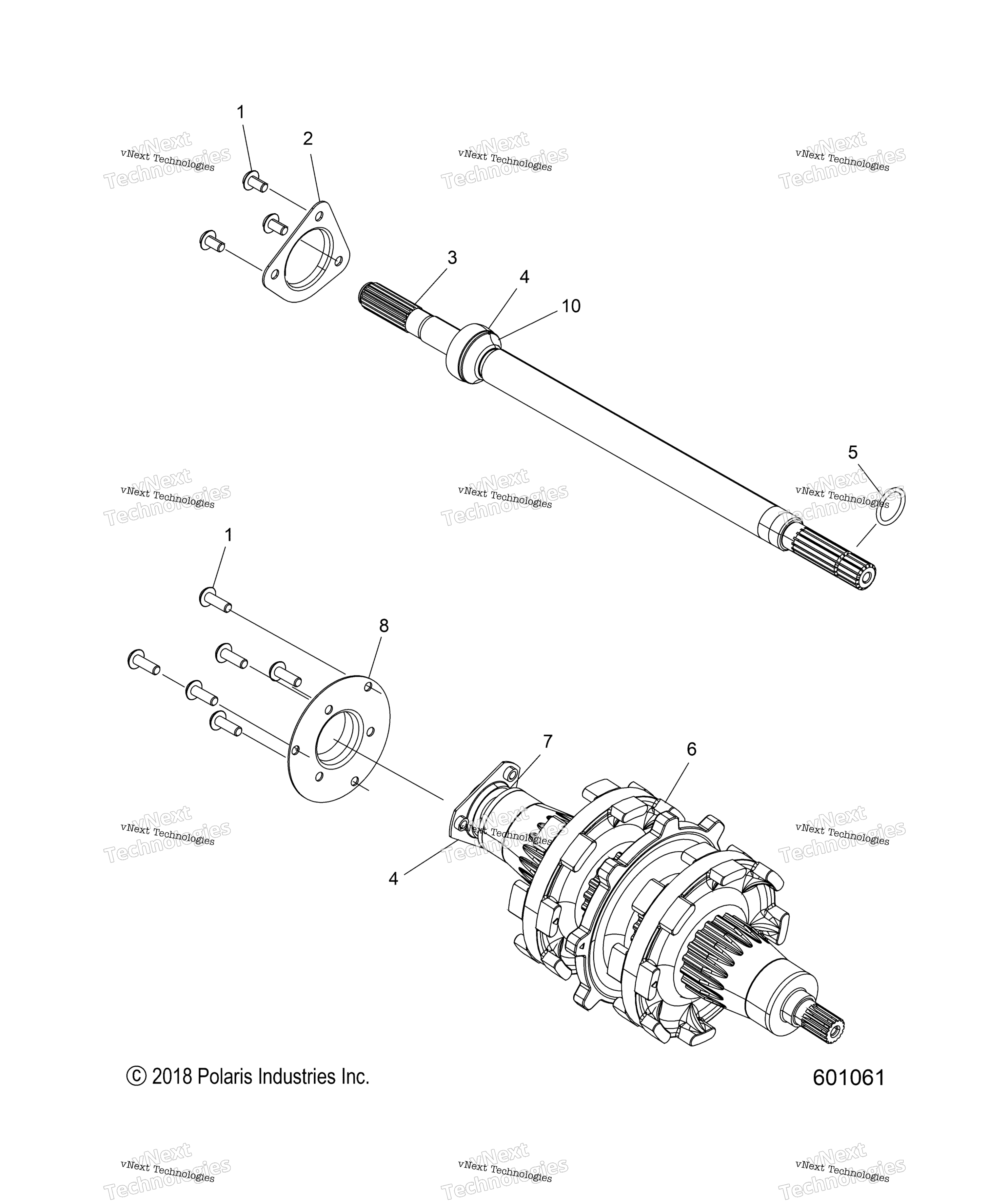 Привод Train, Jackshaft & Driveshaft All Options