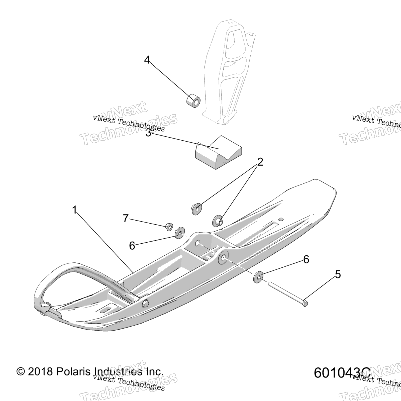 Steering, Ski узел