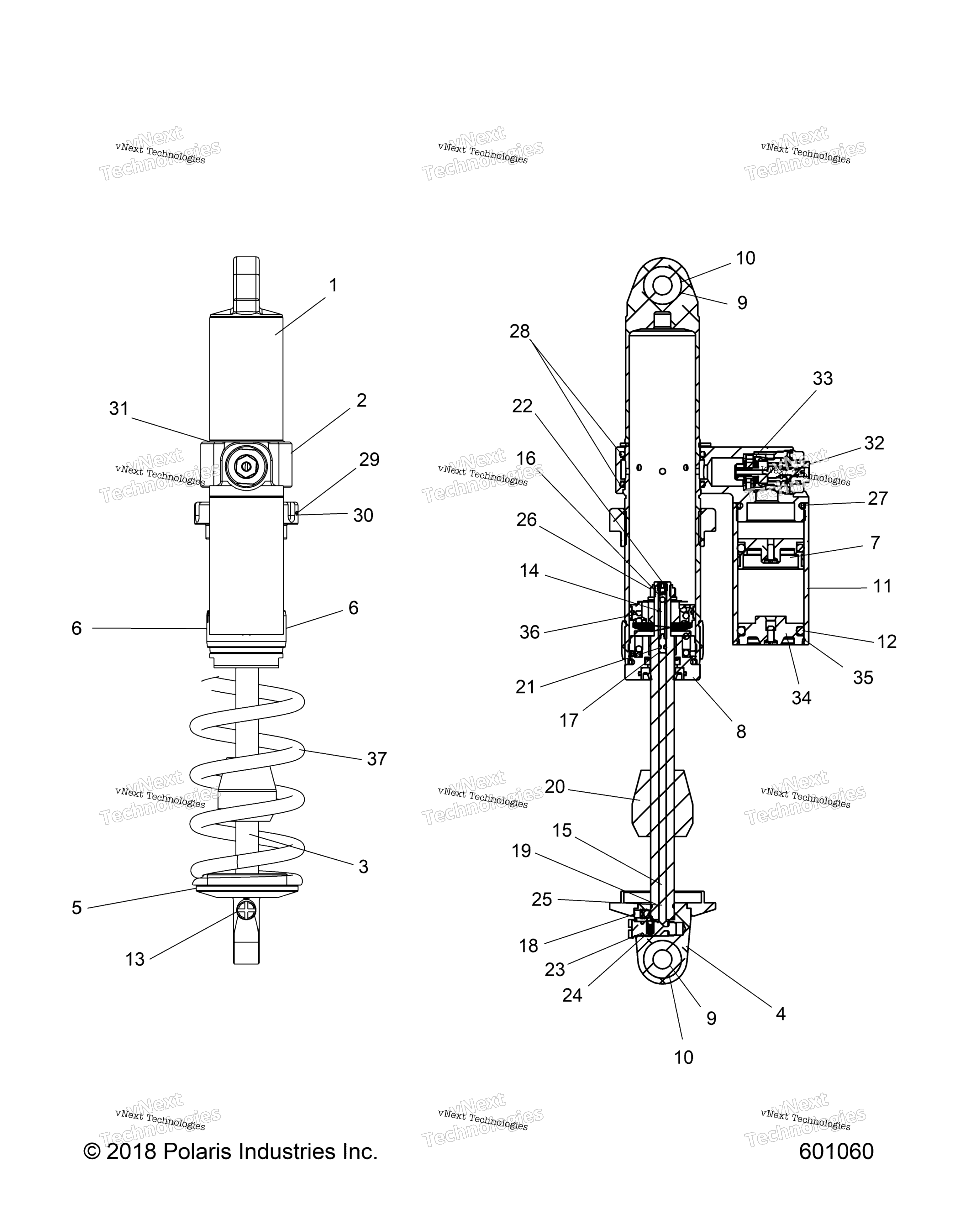 Suspension, Shock, Ifs S19mdxx6jsa / Jea