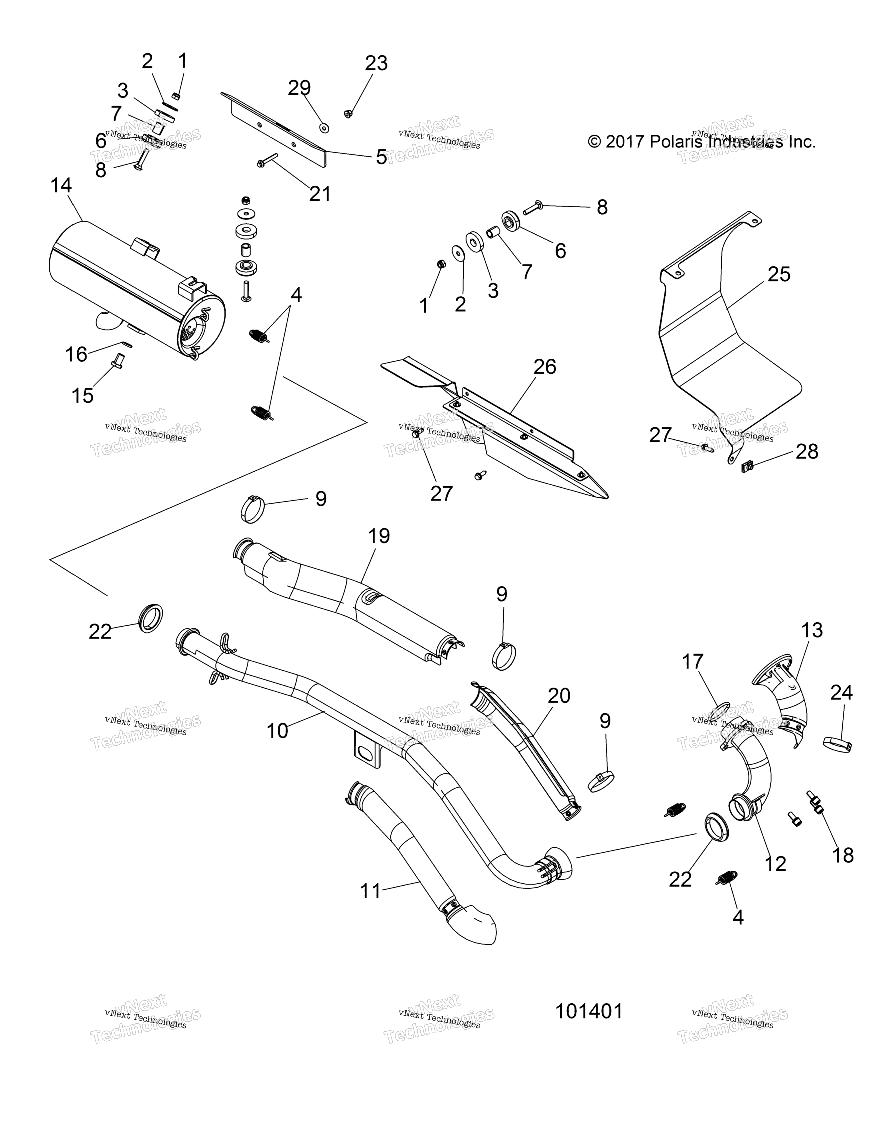 Двигатель, выхлоп
