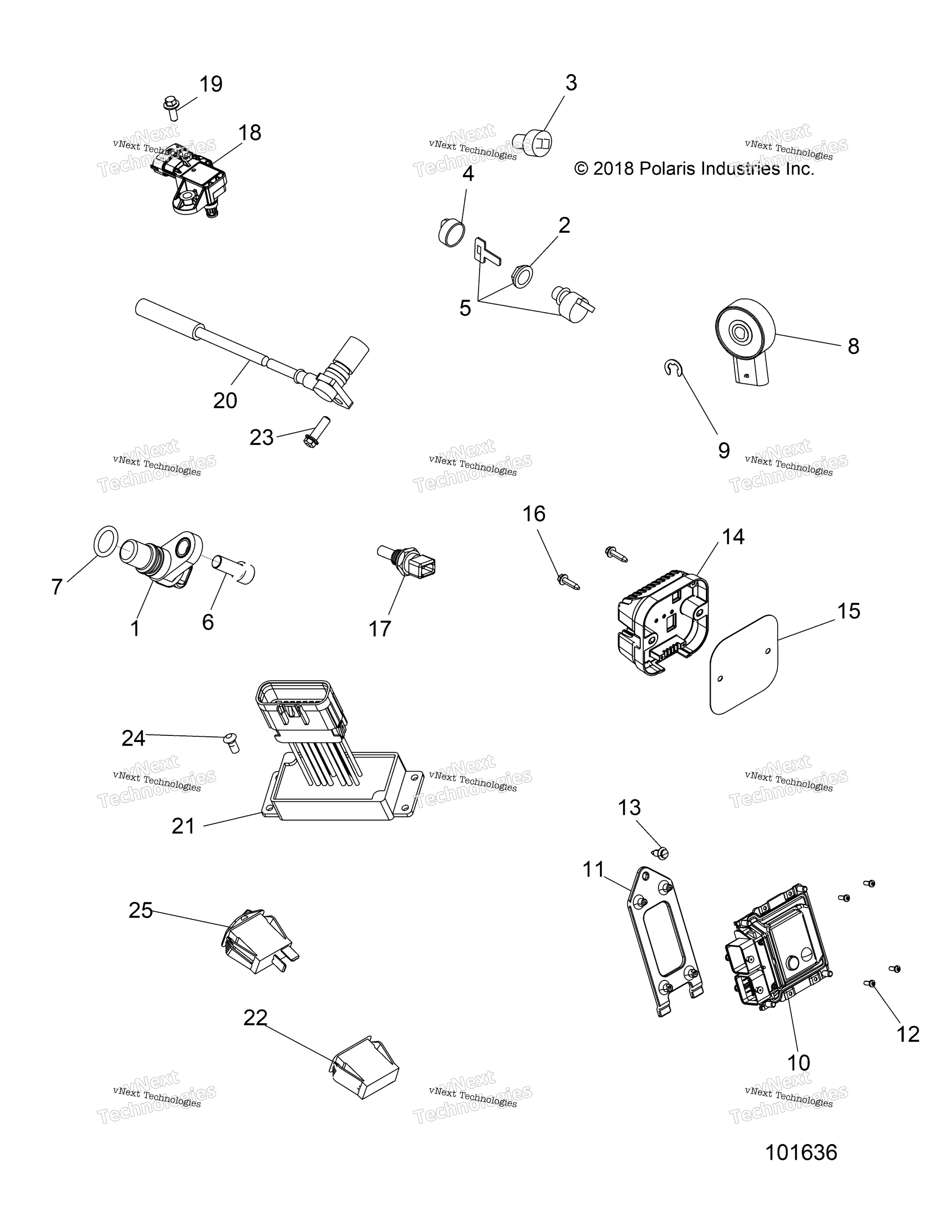 электрооборудование Switches, Sensors & Ecm