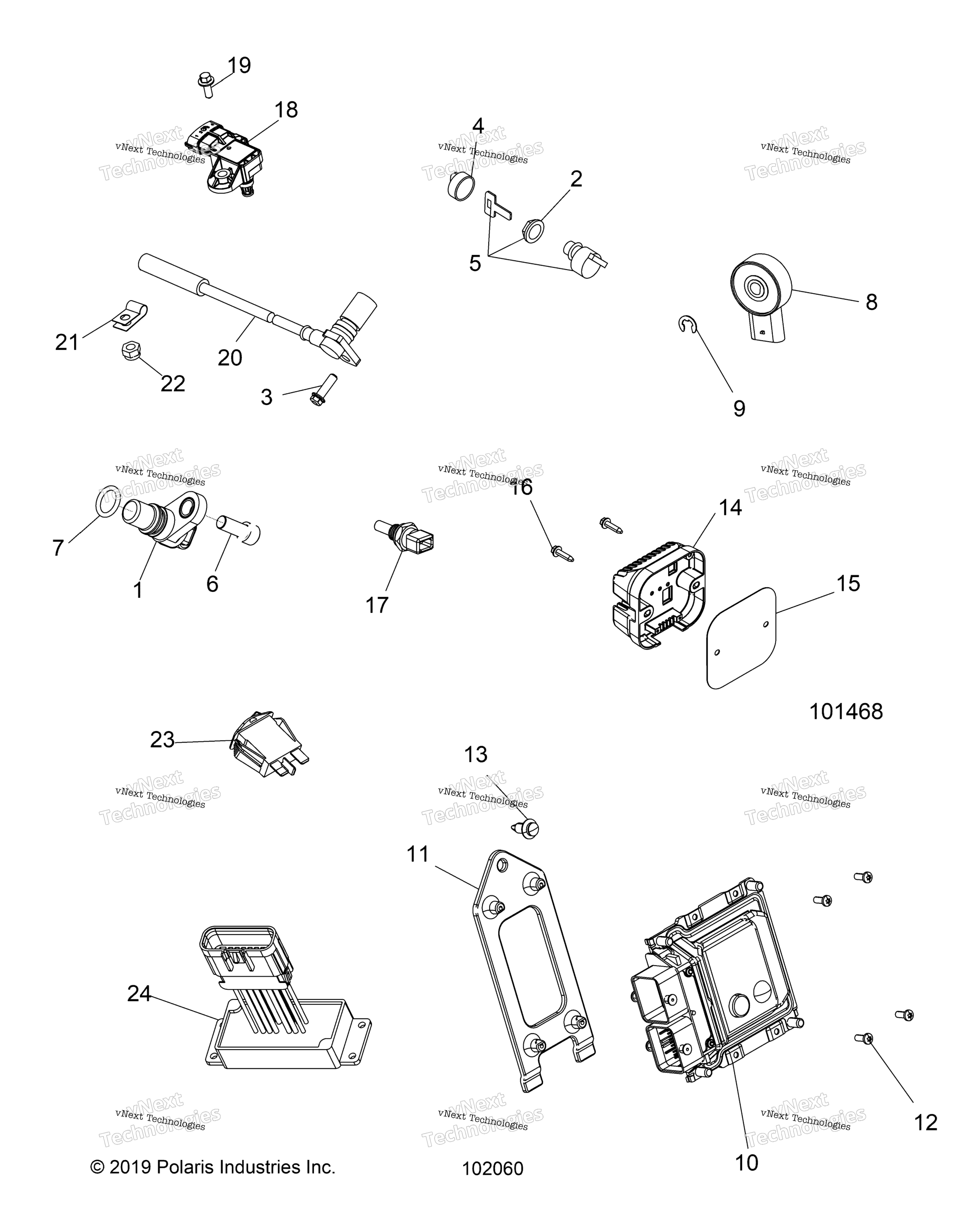 электрооборудование Switches, Sensors & Ecm