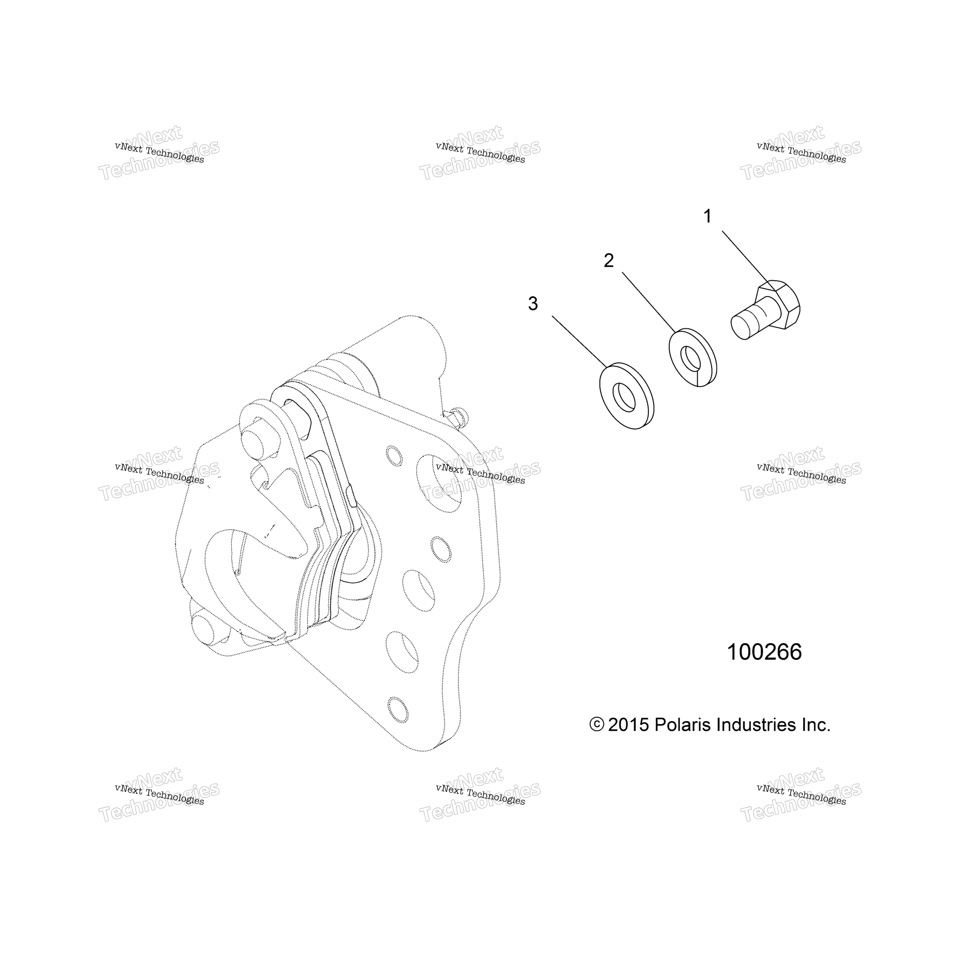 Тормоза, передний суппорт Mounting