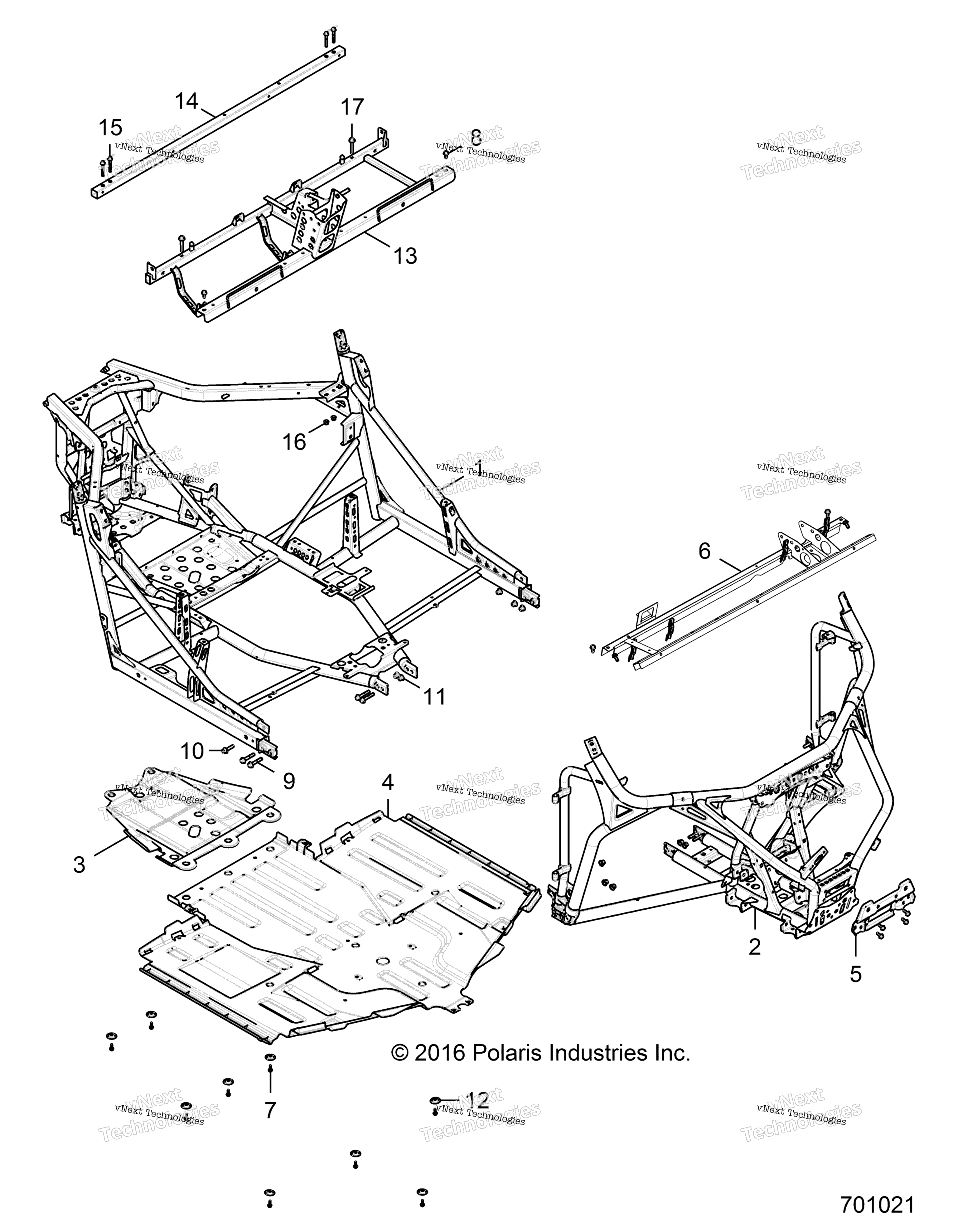 Шасси, основная рама And Skid Plates R16rge99a7/Ae/Av