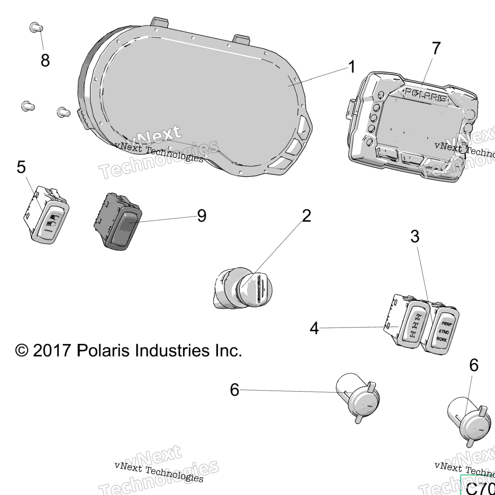 Electrical, панель Instuments R18rre99ns