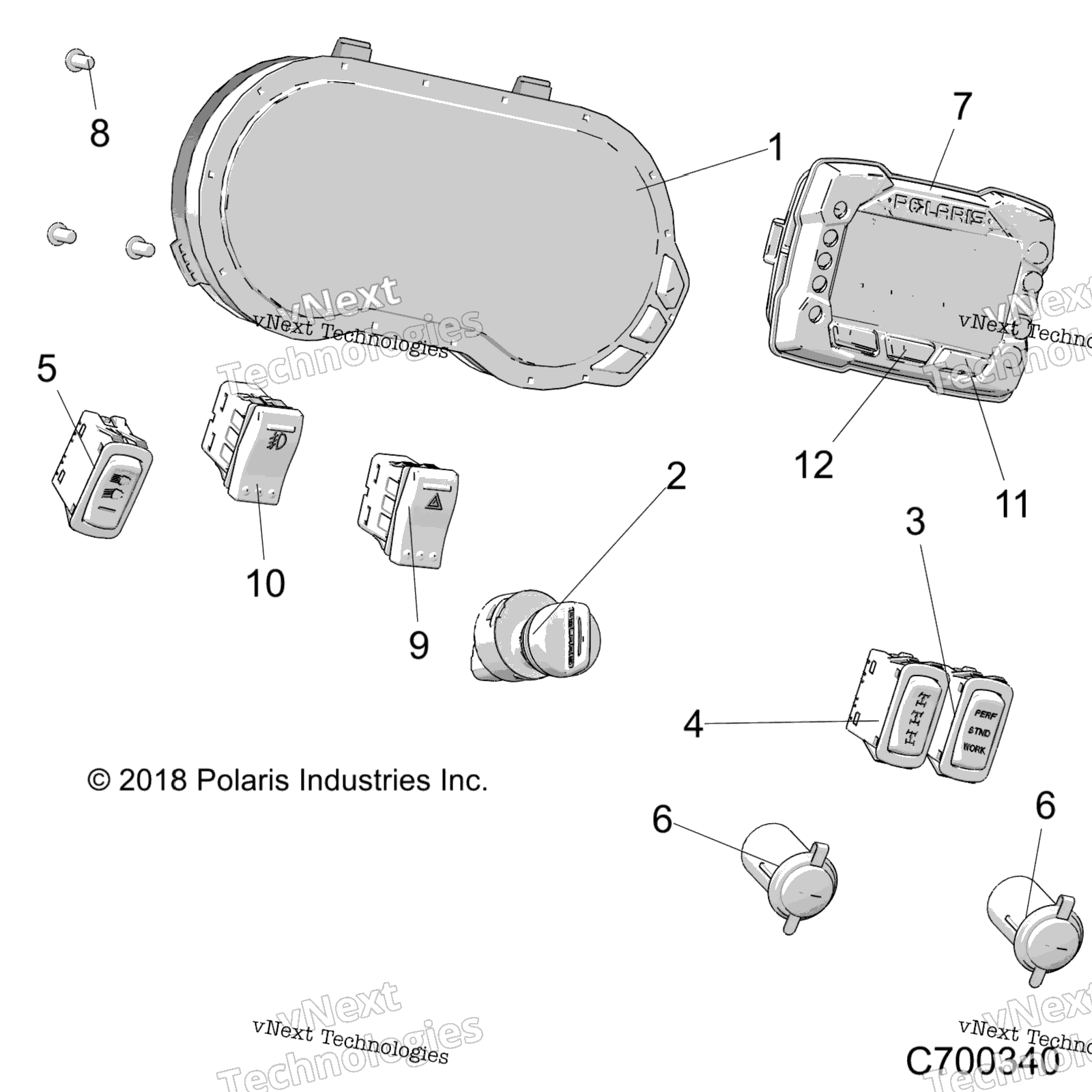Electrical, Dash Instuments R19rre99f1 / Fc / Sc1 / Scc / Sfc / F1 / Sj1 / Pcc / Pfc