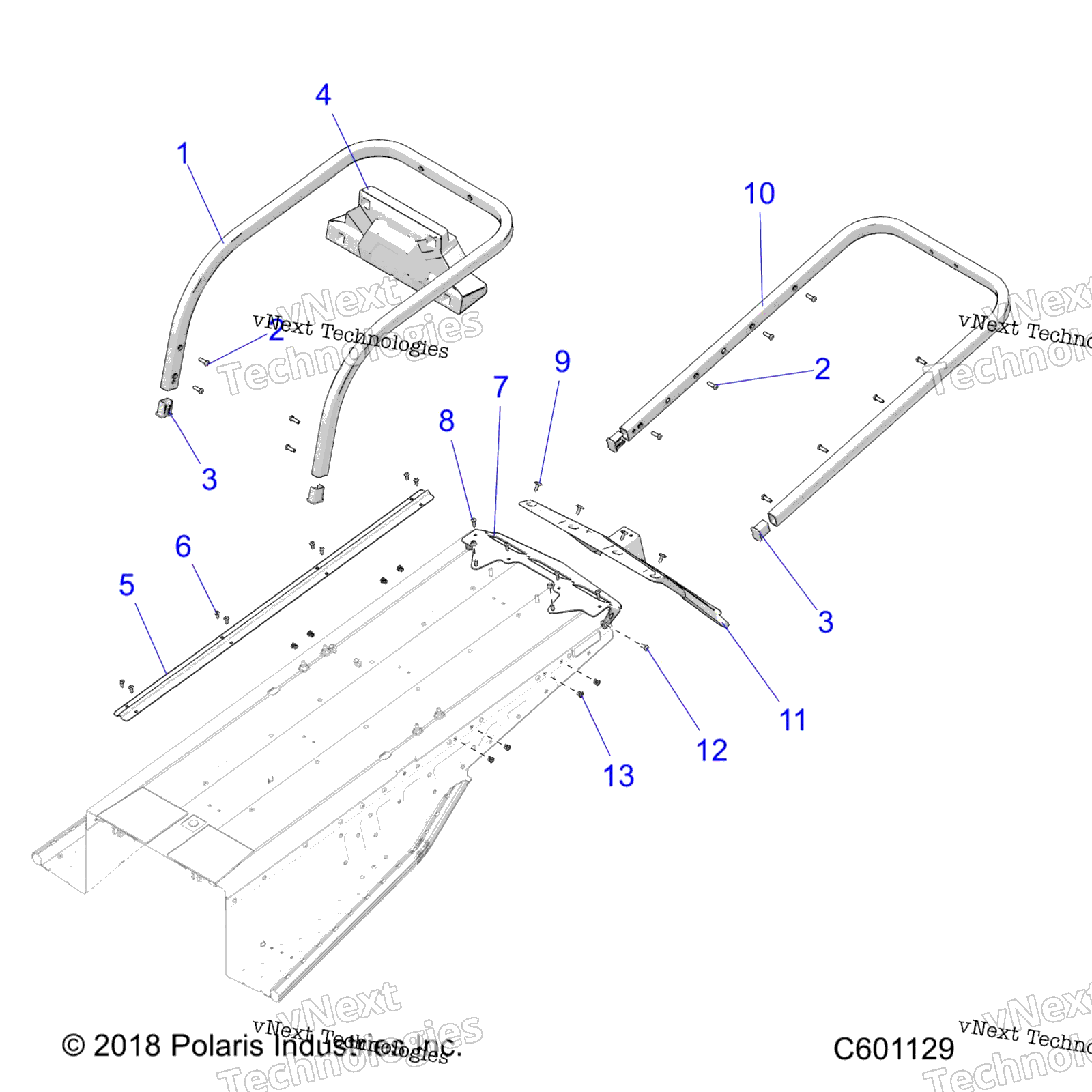 Body, Bumper, Rear, Snowflap & Taillight крышка